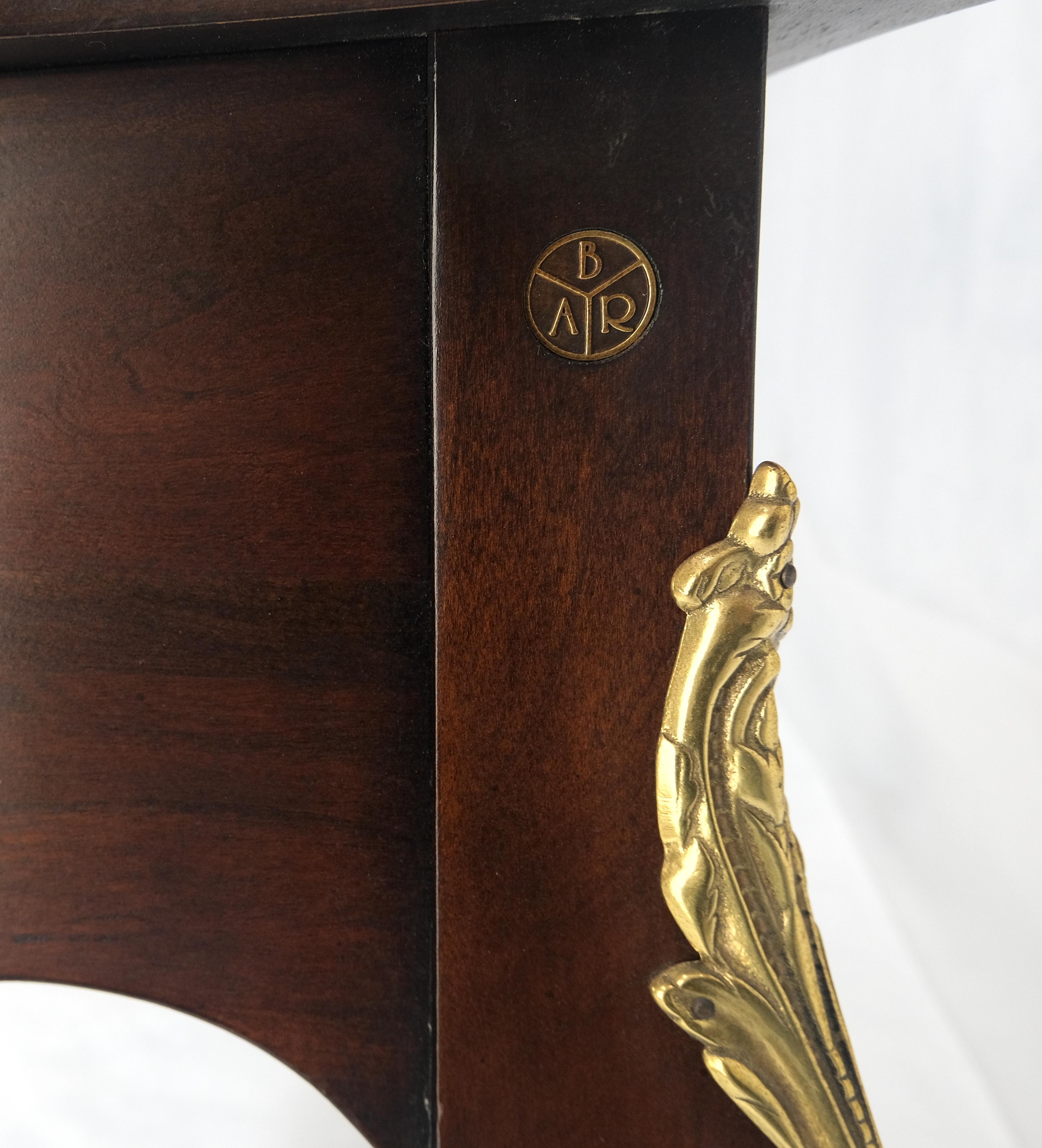Tavolo da ingresso con console a 1 cassetto in mogano Country French Bronze Mount MINT in vendita 6