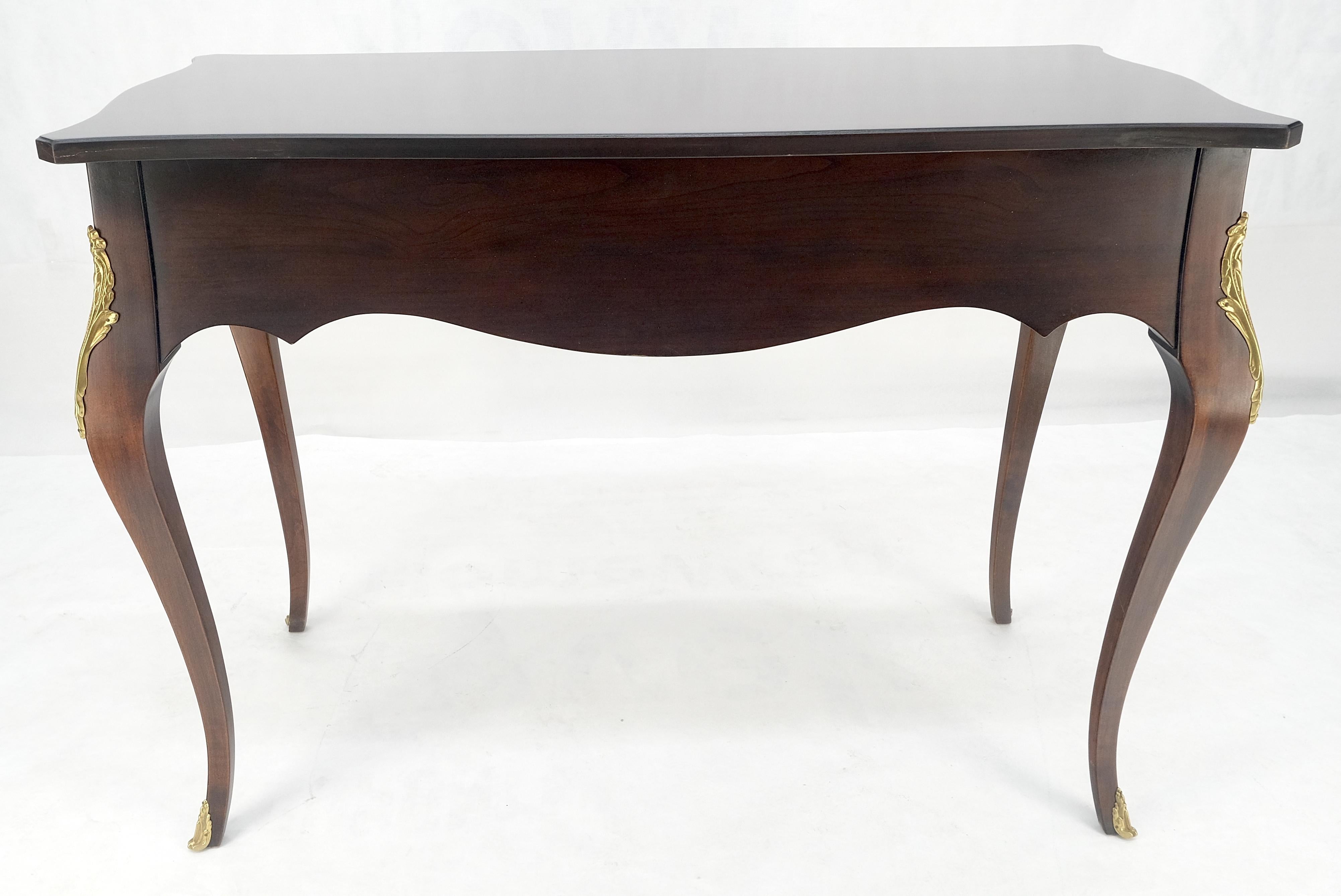 Tavolo da ingresso con console a 1 cassetto in mogano Country French Bronze Mount MINT in vendita 9