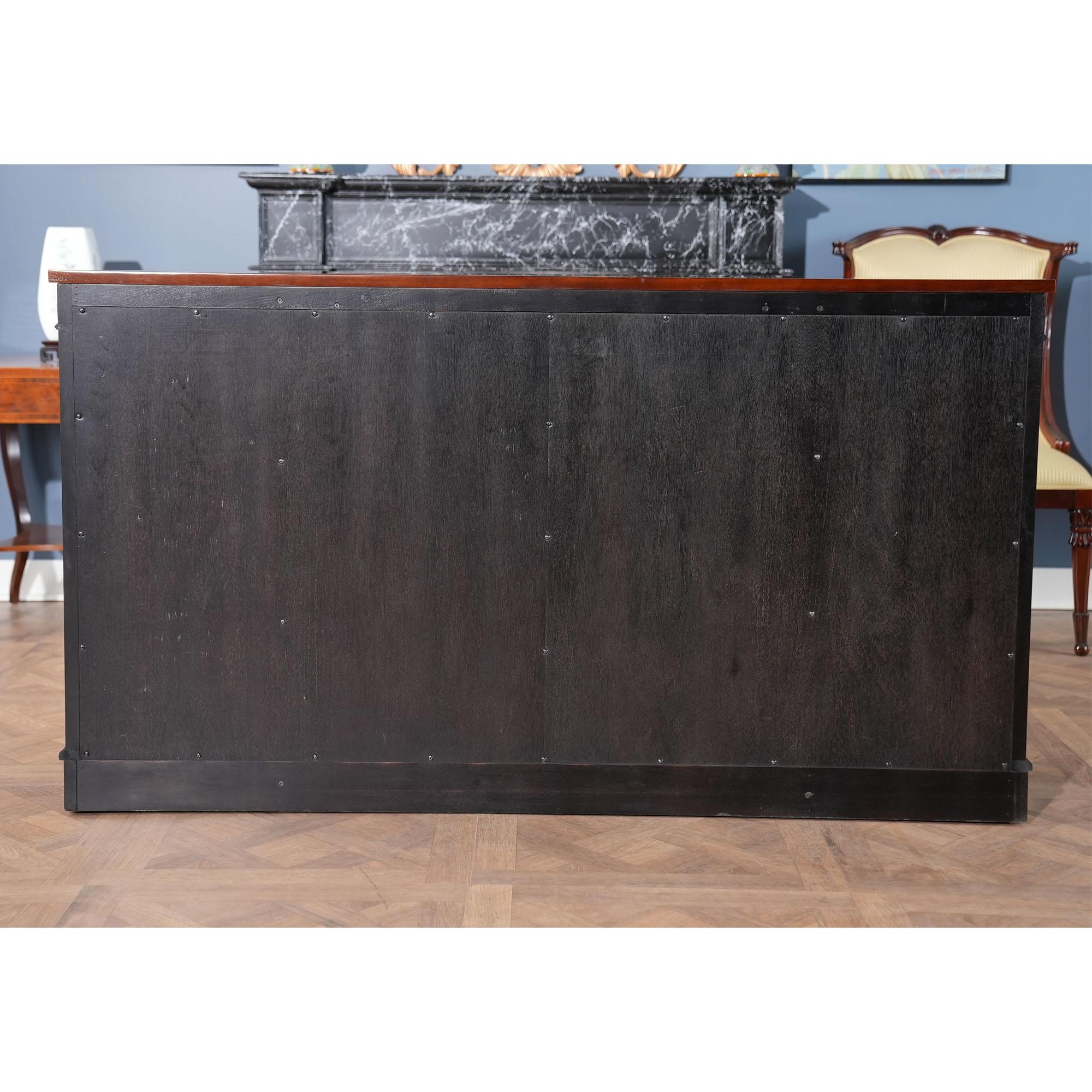 Mahogany Credenza with Pullout Slide For Sale 5