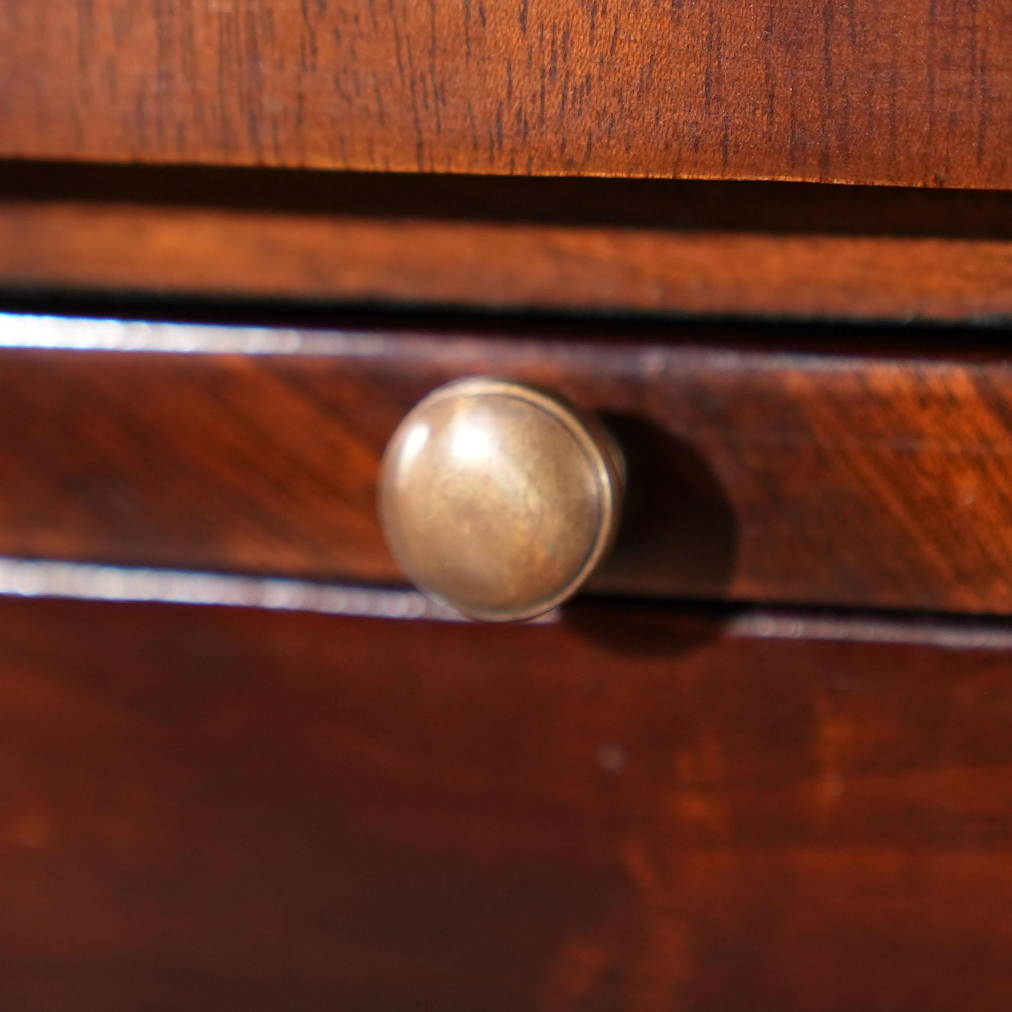 Mahogany Credenza with Pullout Slide For Sale 6