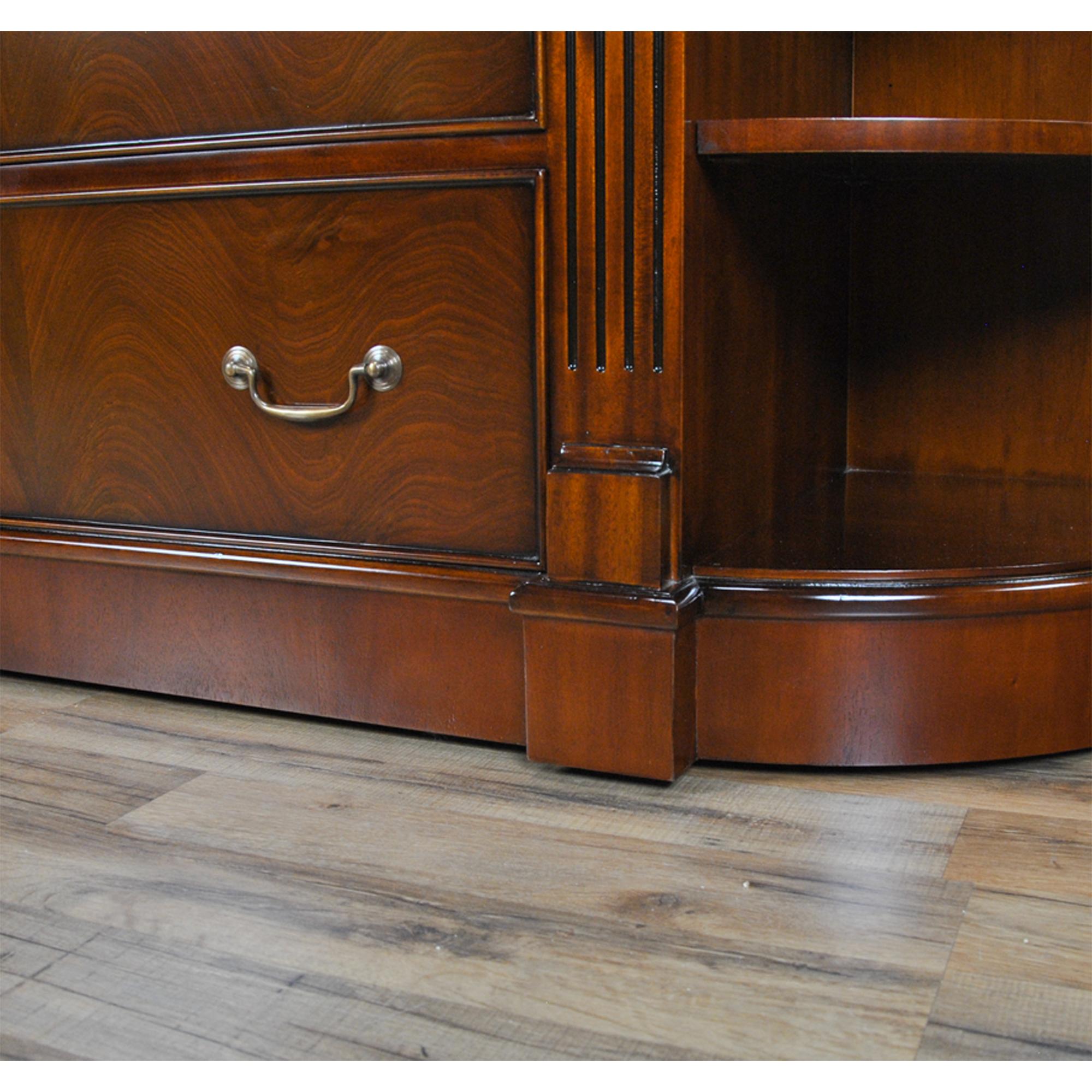 Mahogany Credenza with Pullout Slide For Sale 1