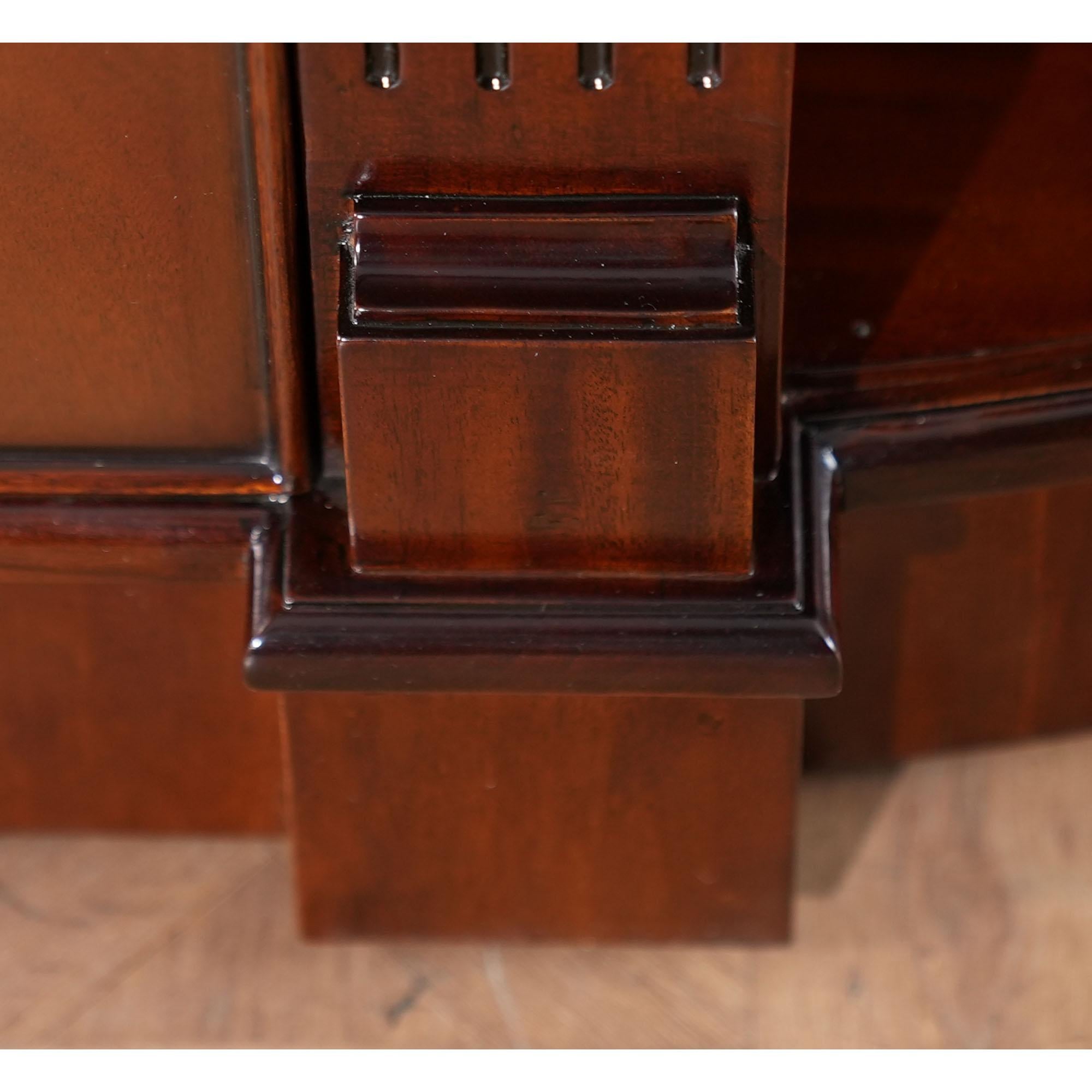 Mahogany Credenza with Pullout Slide For Sale 2