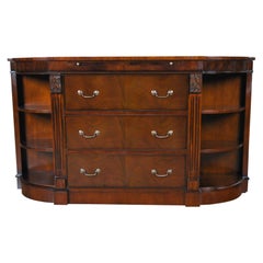 Mahogany Credenza with Pullout Slide