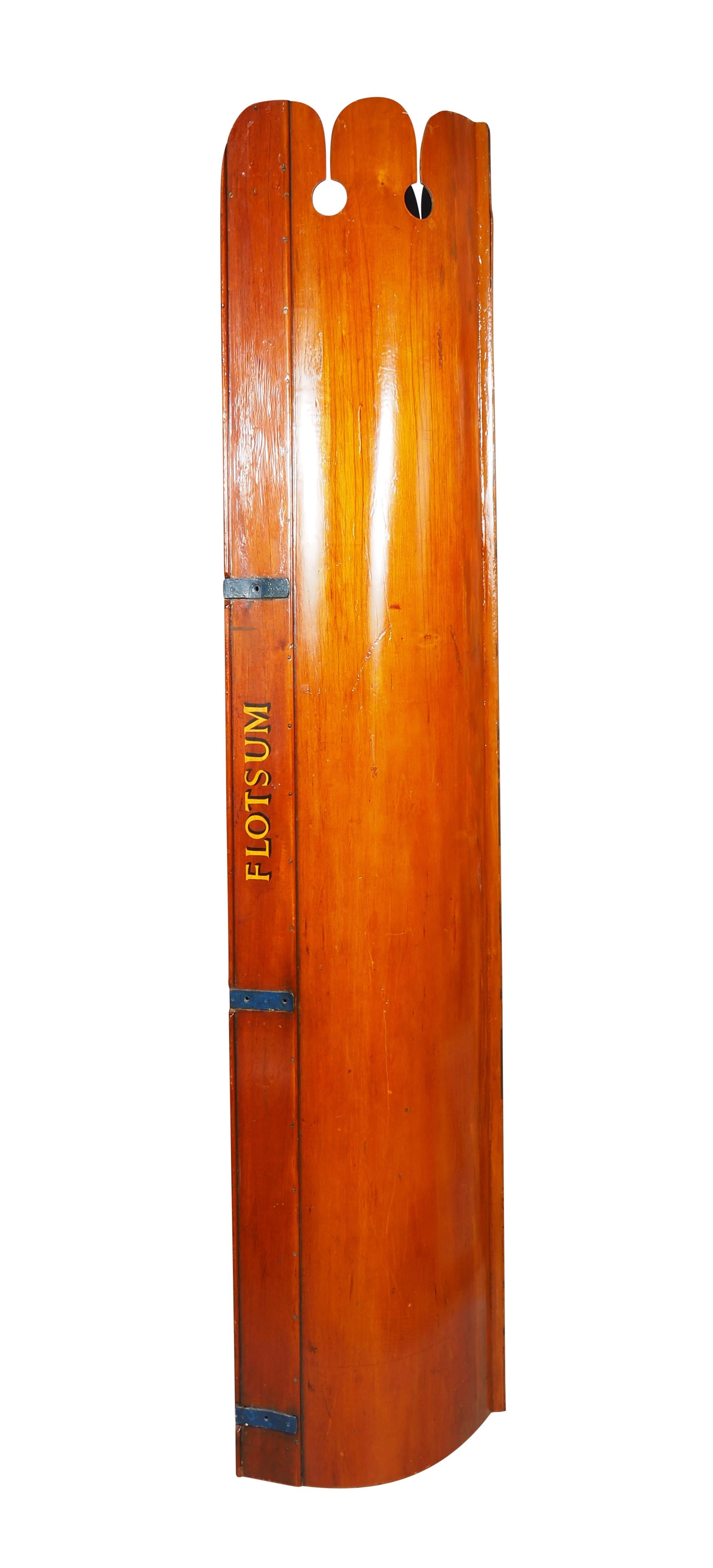 Mahogany Crew Shell Bookshelf In Good Condition For Sale In Essex, MA