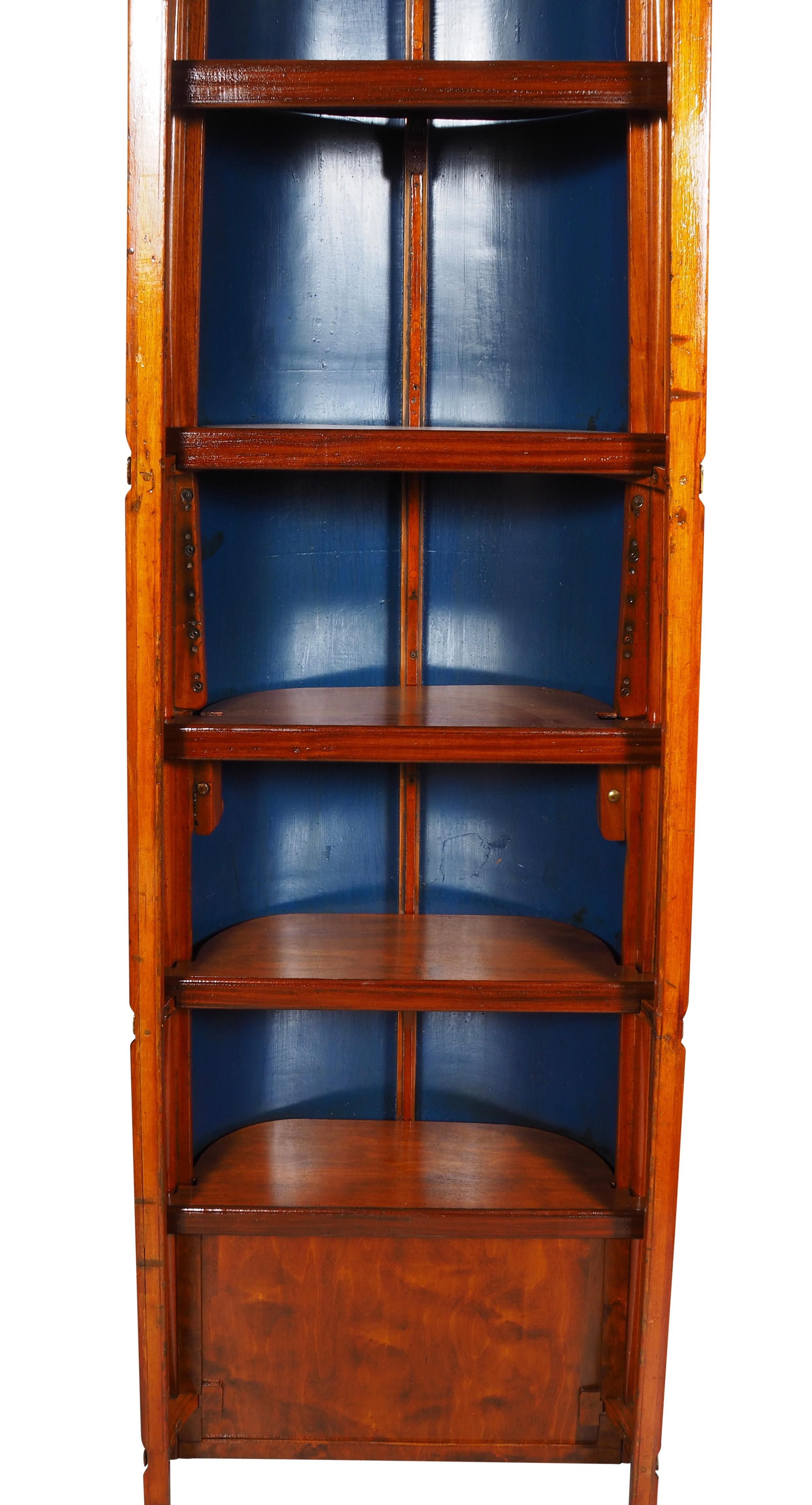 Mahogany Crew Shell Bookshelf For Sale 2