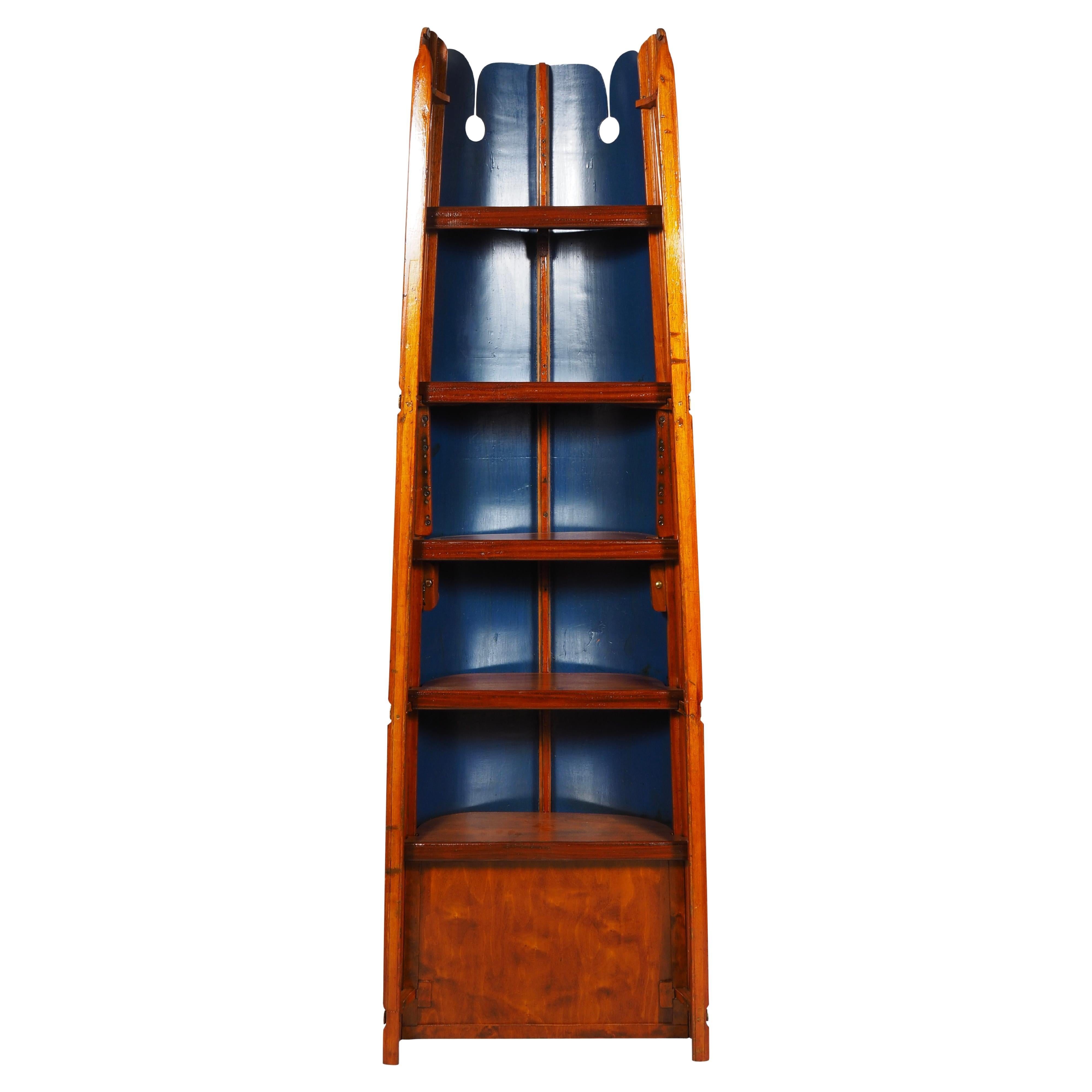 Mahogany Crew Shell Bookshelf