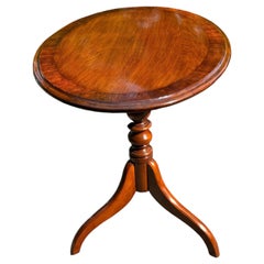 Mahogany & Cross-banded Tripod table