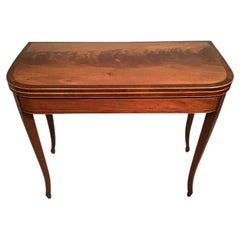 Mahogany Crossbanded Strung Tea Table