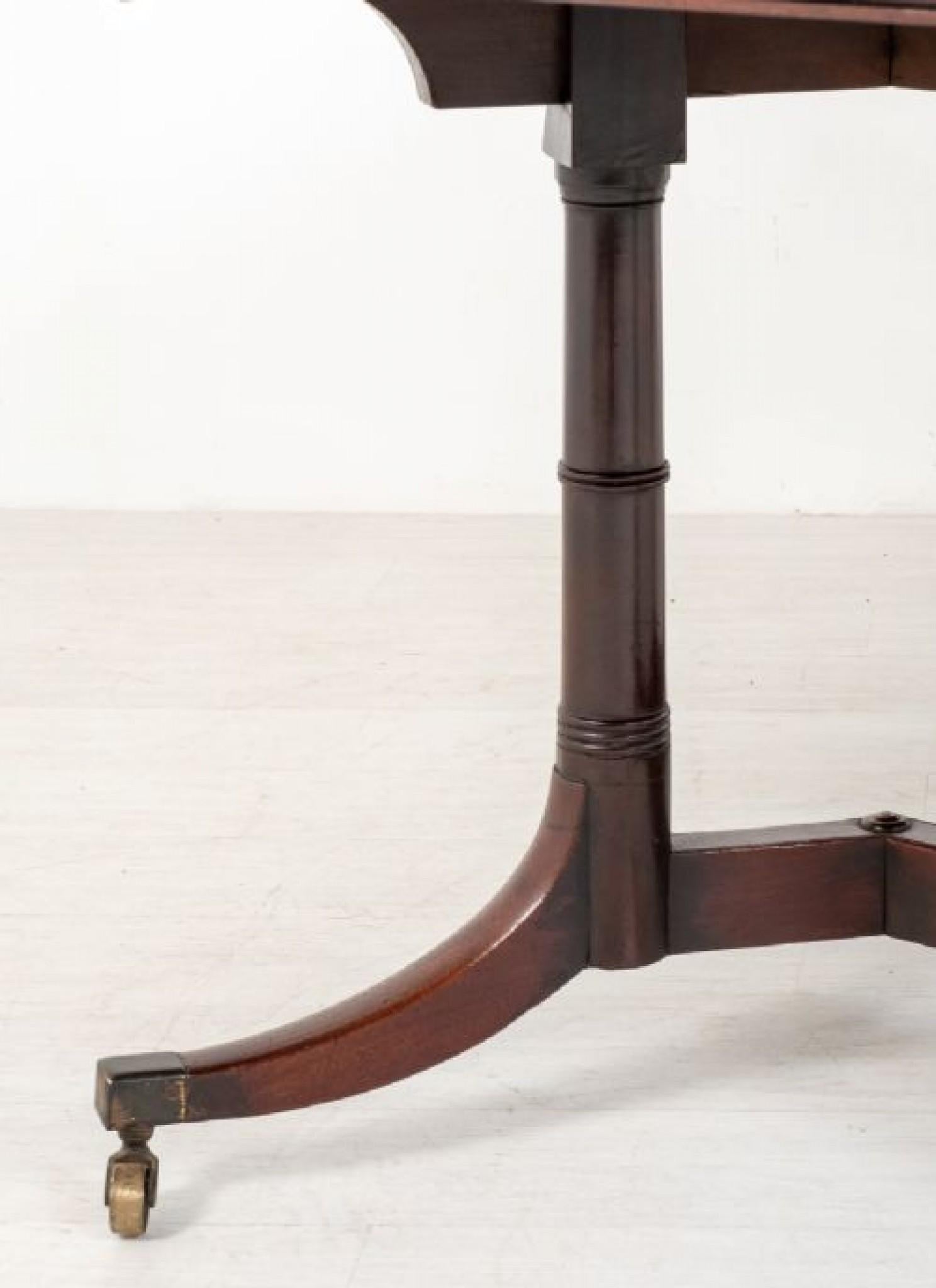 Mesa Cumberland de Caoba, Hoja Caída Antigua, 1800 Regencia en venta