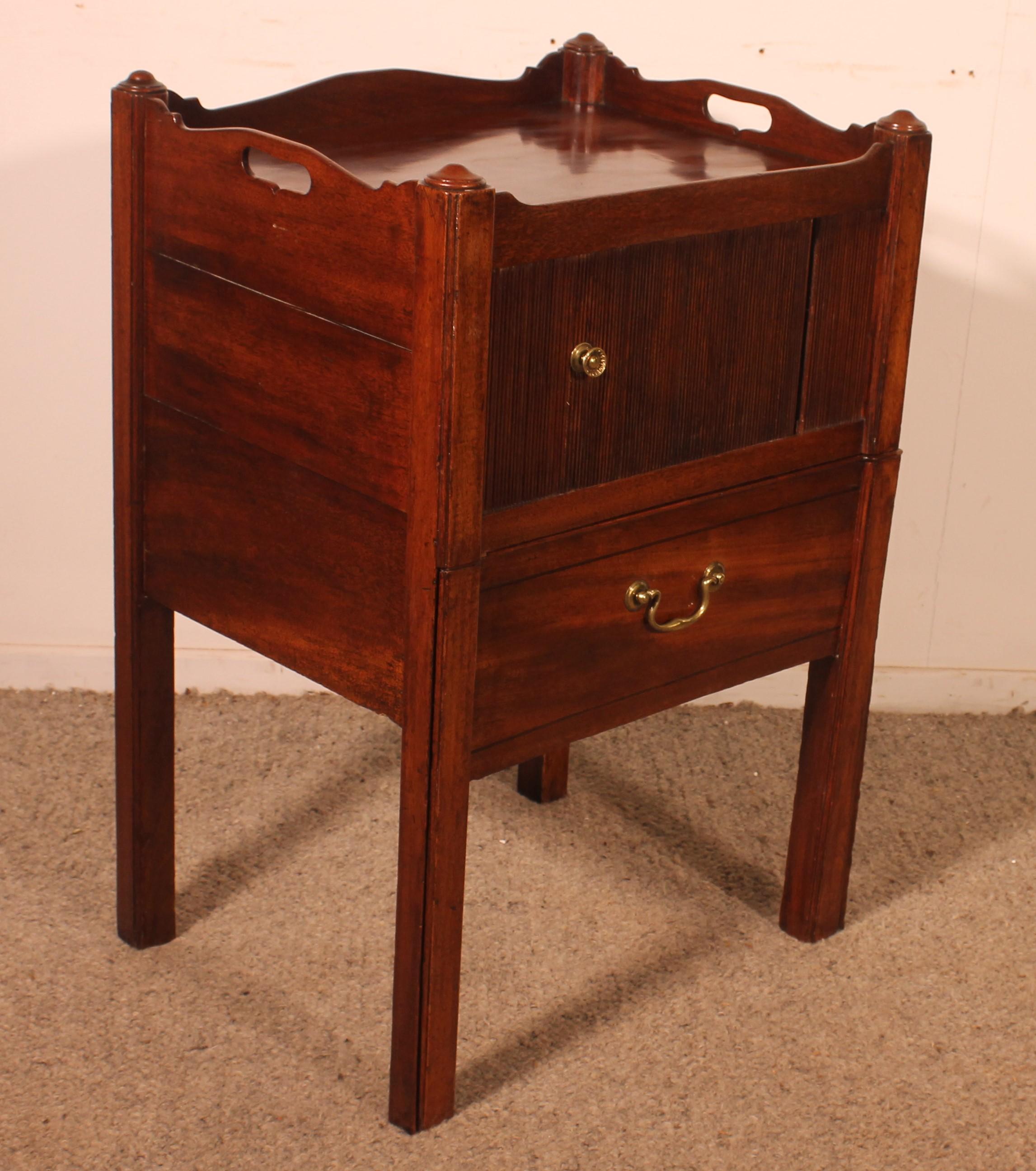 Britannico Gabinetto delle curiosità in mogano - XVIII secolo in vendita