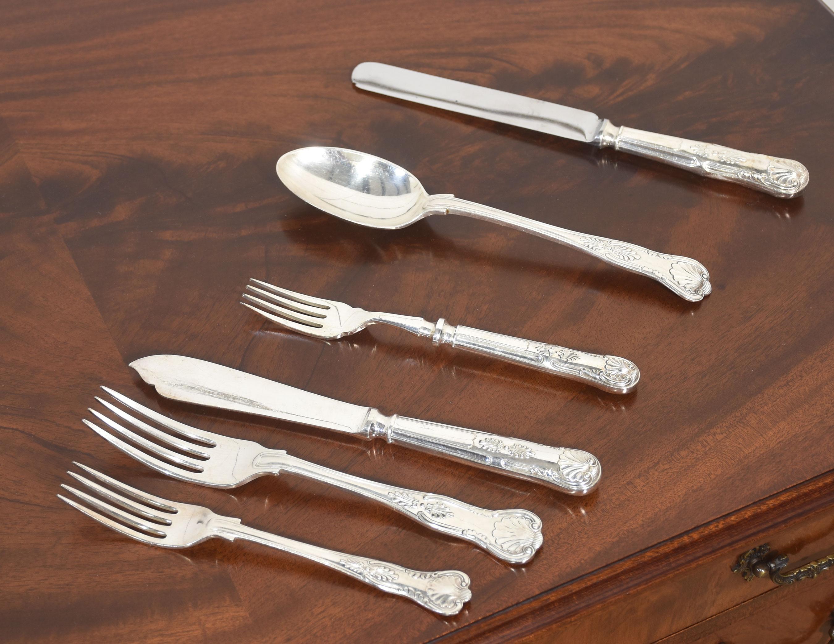 Cassettiera per posate in mogano di Walker & Hall, Sheffield in vendita 5