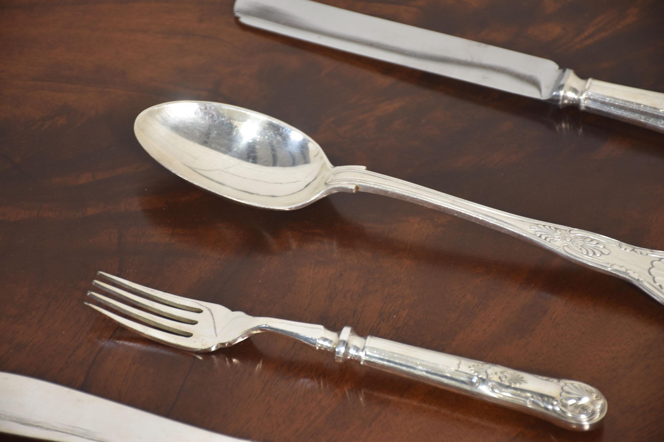 Cassettiera per posate in mogano di Walker & Hall, Sheffield in vendita 6