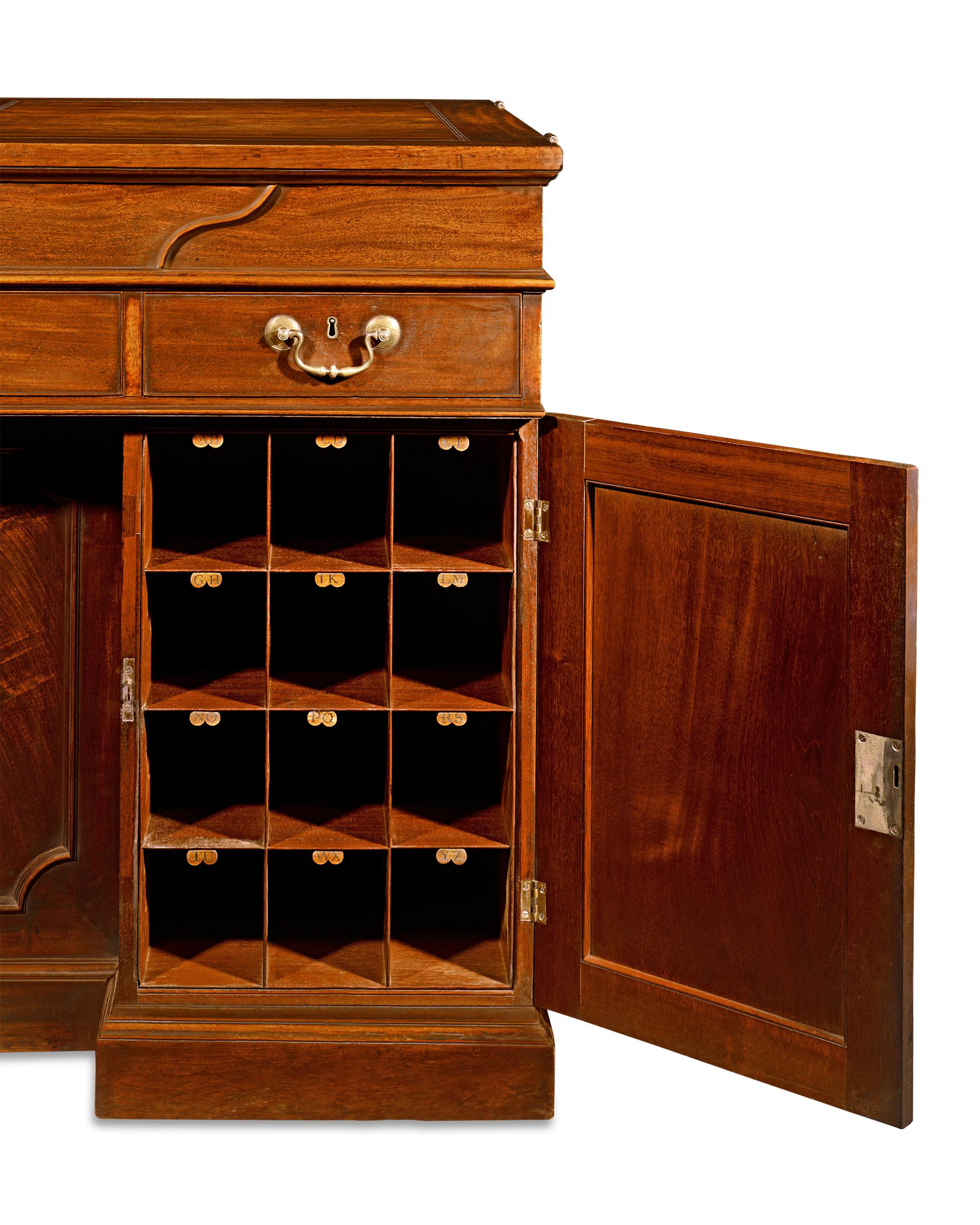 English Mahogany Desk by Thomas Chippendale For Sale