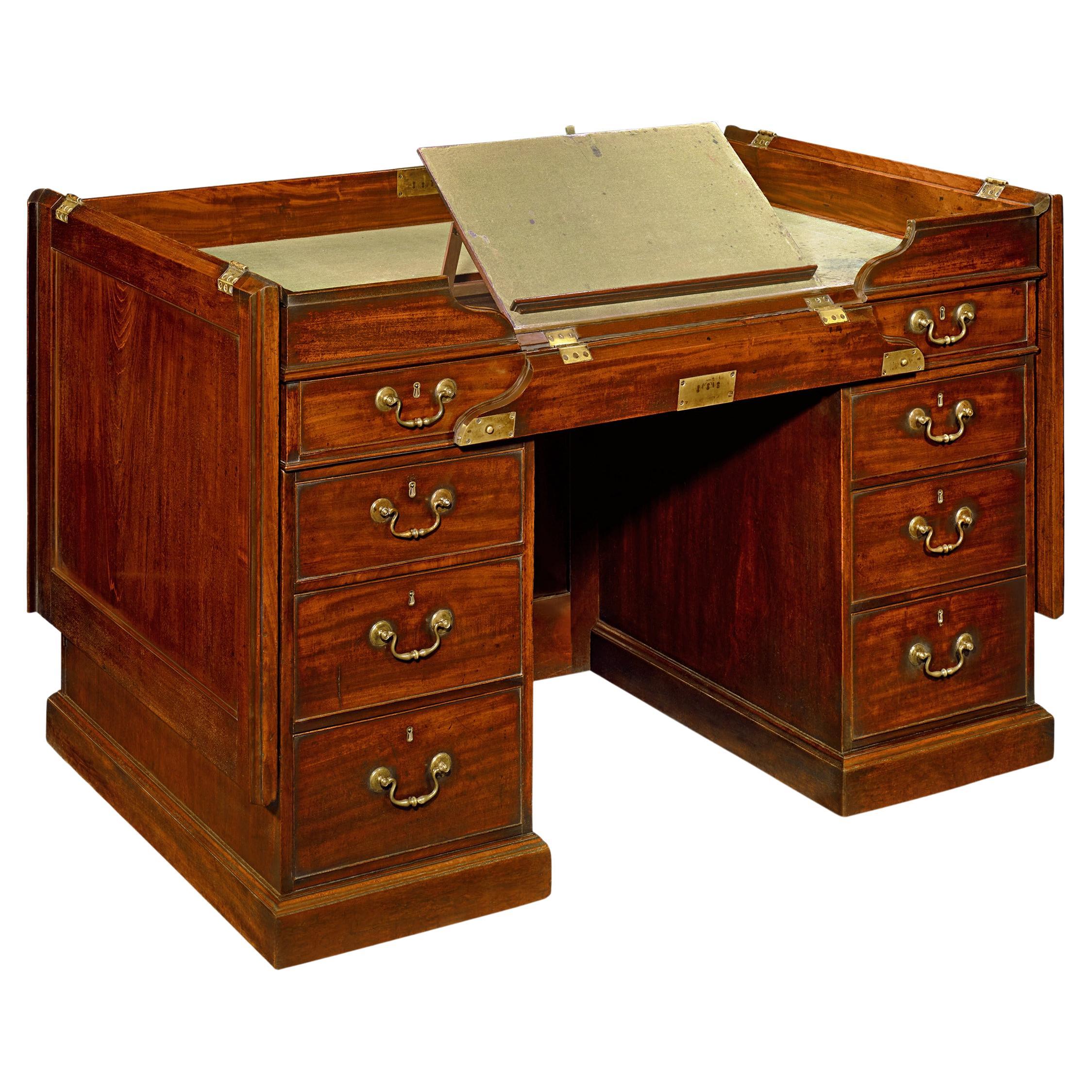 Mahogany Desk by Thomas Chippendale For Sale