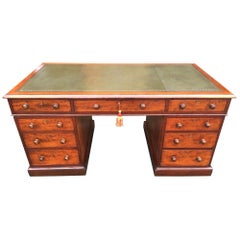 Antique Mahogany Desk, English, circa 1850