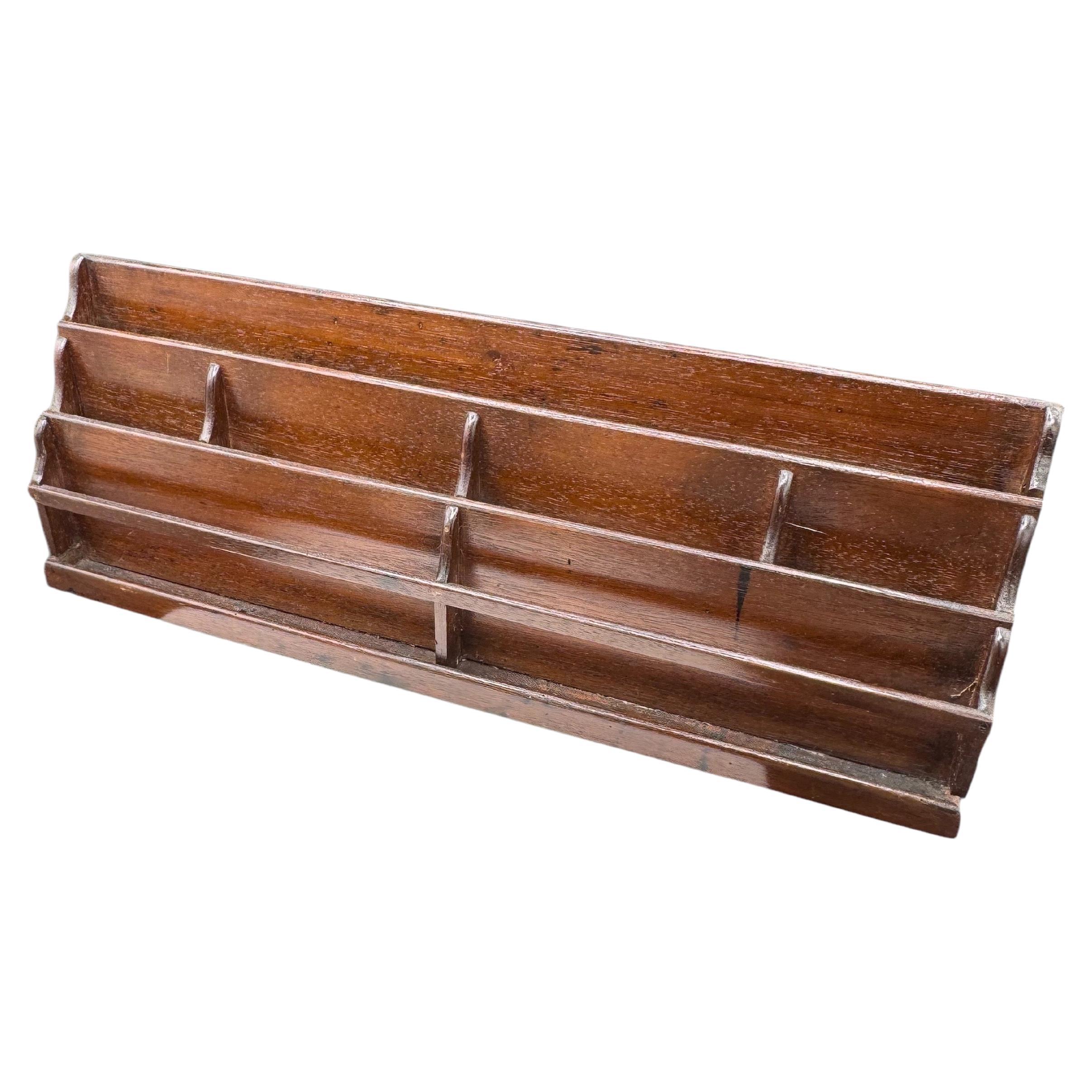 Mahogany Desk Stationary organizer