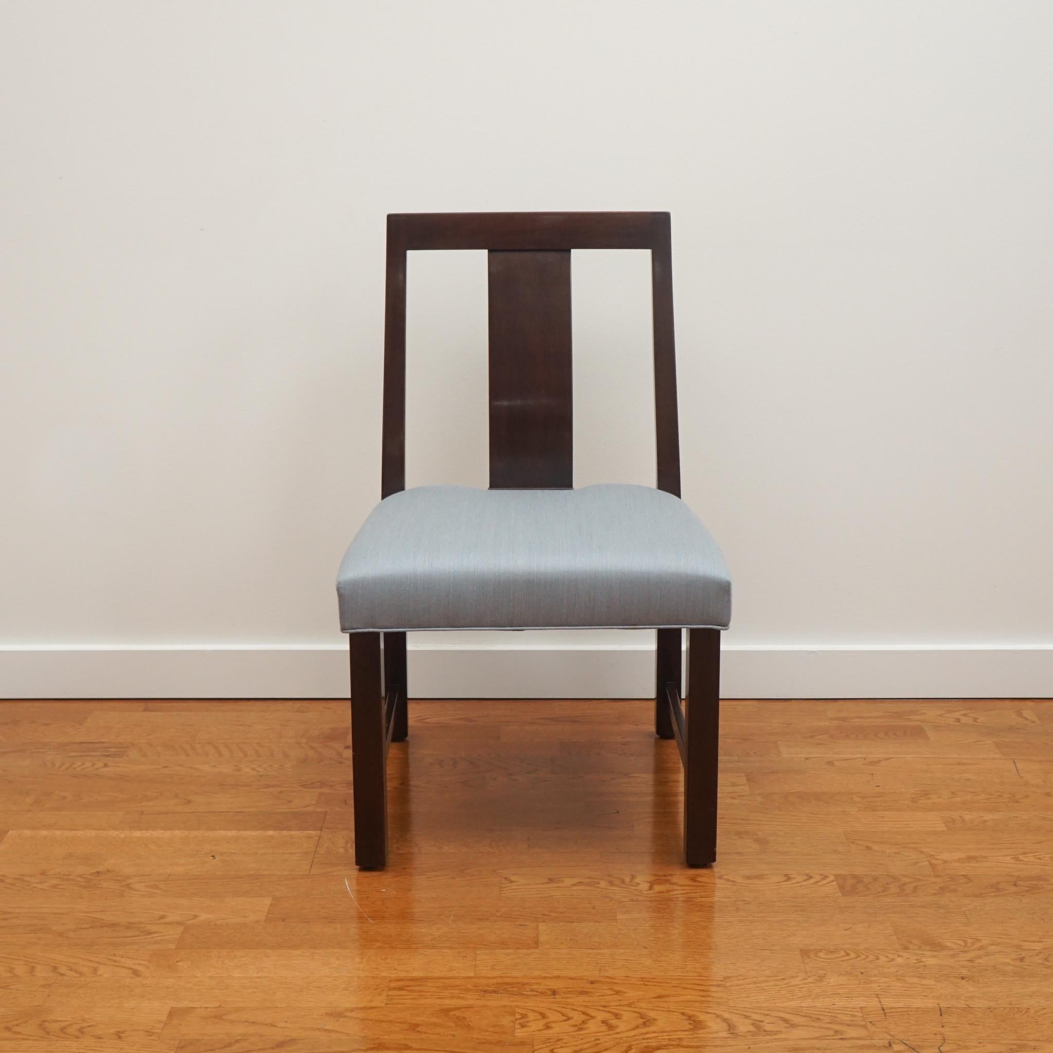 Mid-Century Modern Mahogany Dining Chair by Edward Wormley for Dunbar '4 Available' For Sale