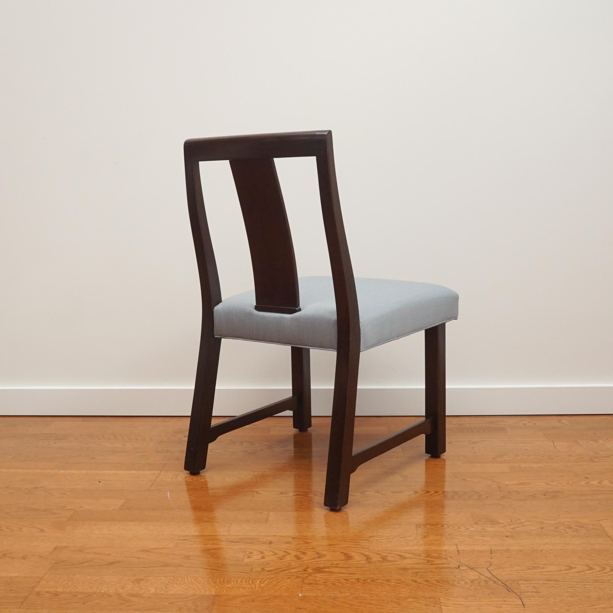 North American Mahogany Dining Chair by Edward Wormley for Dunbar '4 Available' For Sale