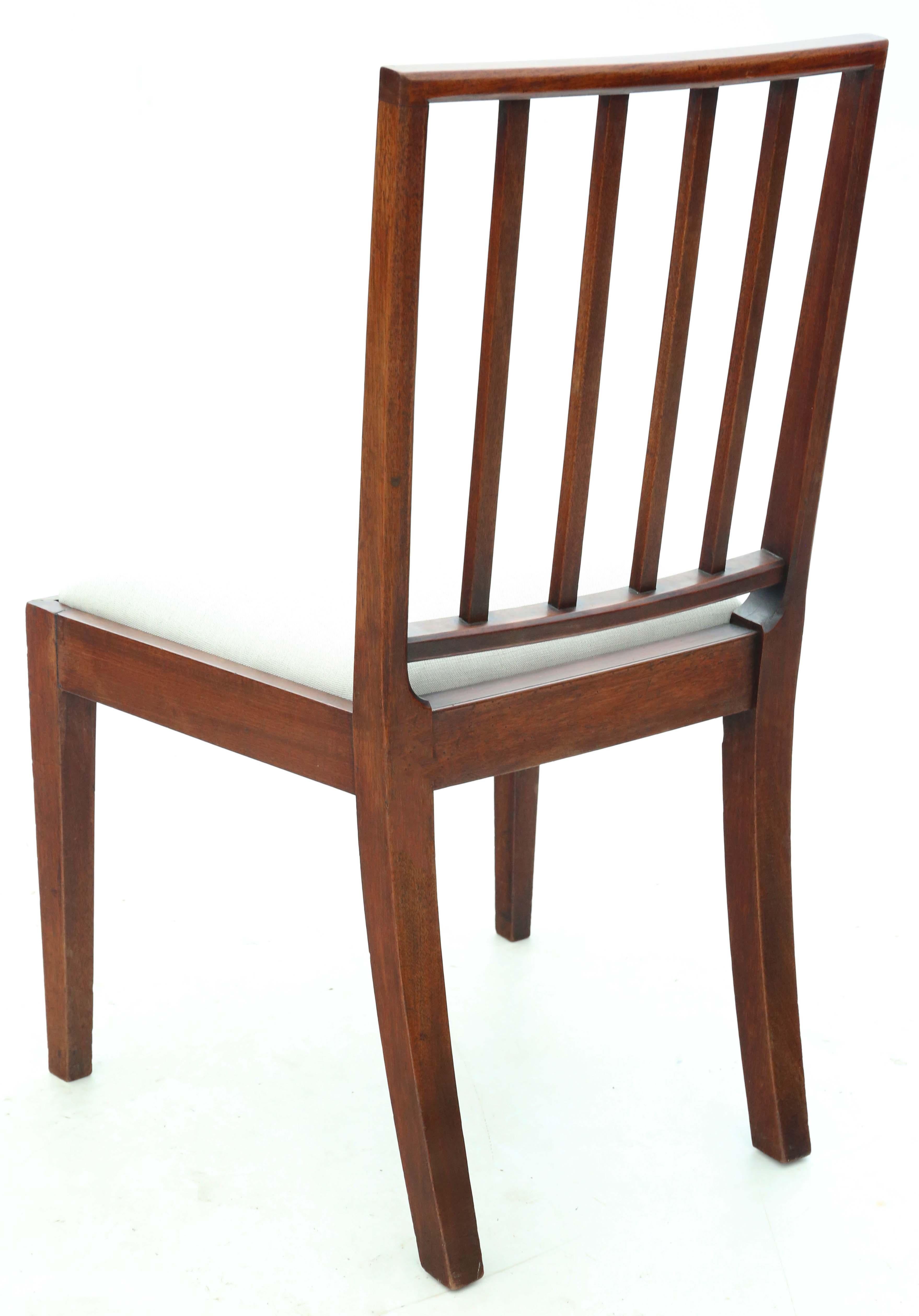 Esszimmerstühle aus Mahagoni: 8er-Set (6+2), antike Qualität, um 1820 im Angebot 2