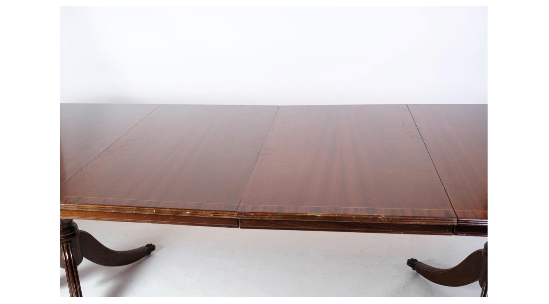 Dining Table Made In Mahogany From 1930s In Good Condition In Lejre, DK