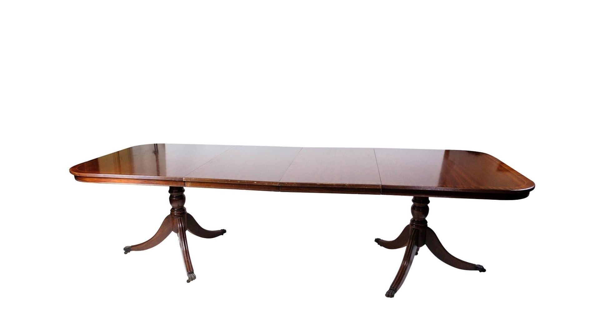 Mid-20th Century Dining Table Made In Mahogany From 1930s