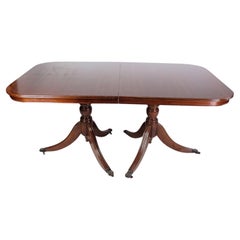 Vintage Dining Table Made In Mahogany From 1930s