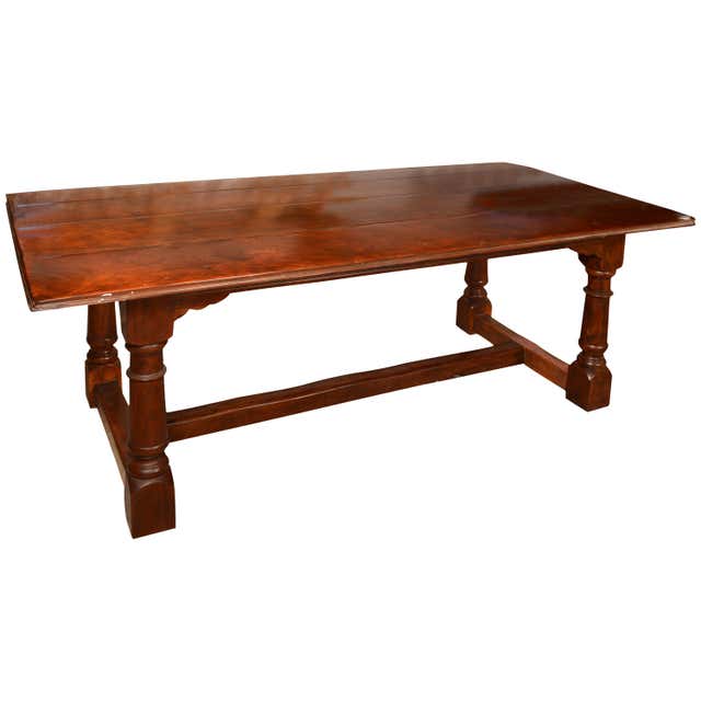 Solomonic Table Table with Solomonic Leg Walnut Wood, Metal 20th Century For Sale at ...