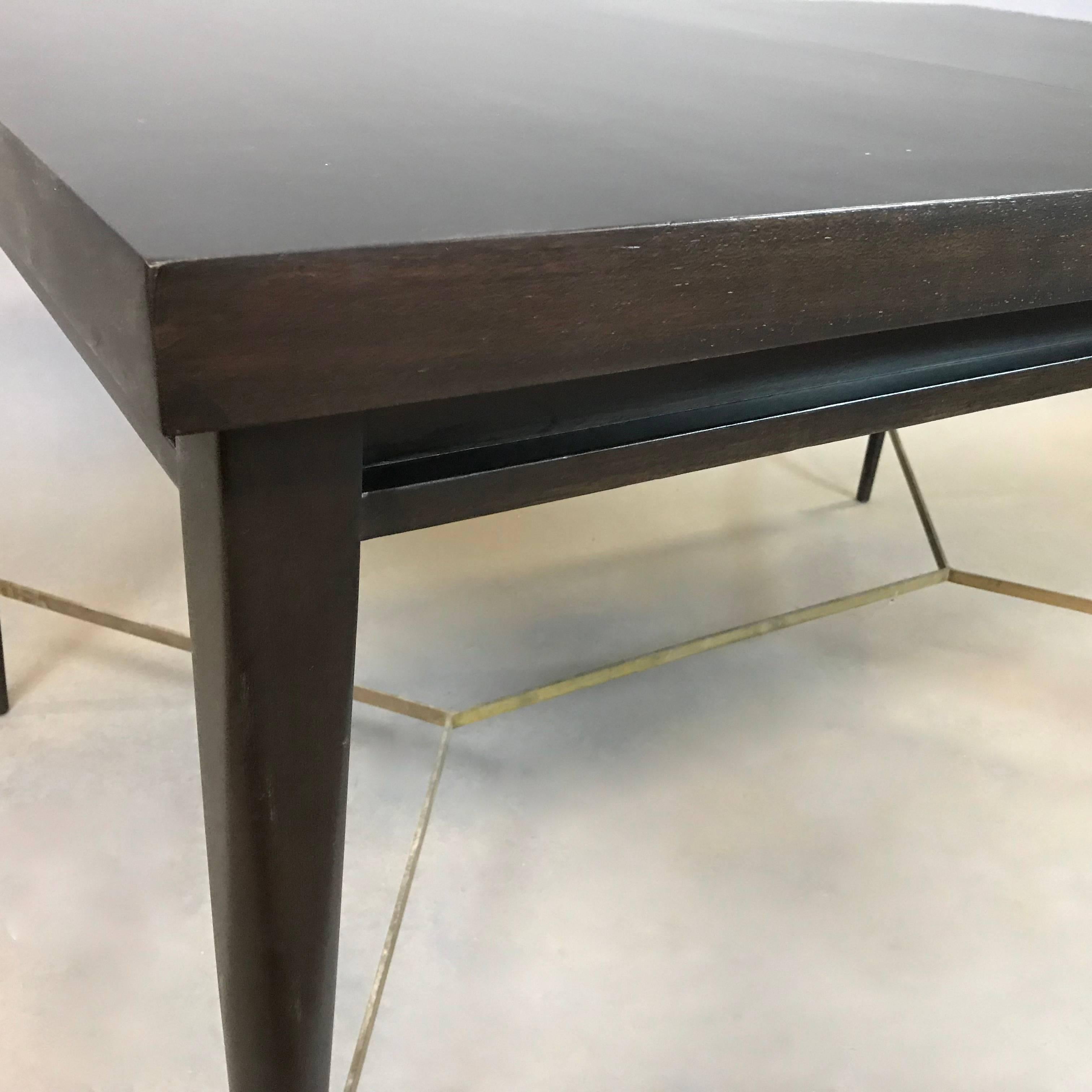 Mid-Century Modern Mahogany Dining Table By Paul McCobb For Calvin Irwin Collection 