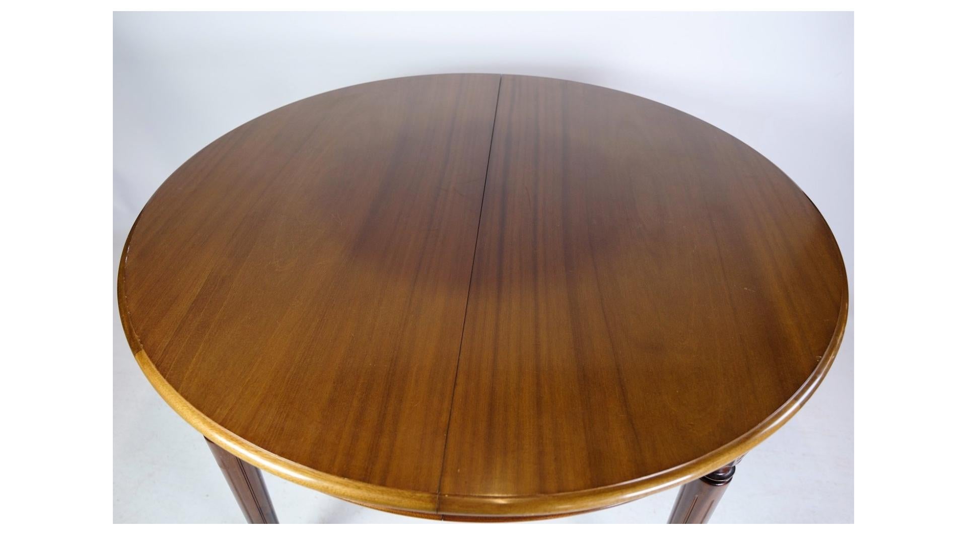 Dining Table Made In Mahogany Model Jensen Farre In Hepple White Style From 1960 In Good Condition For Sale In Lejre, DK