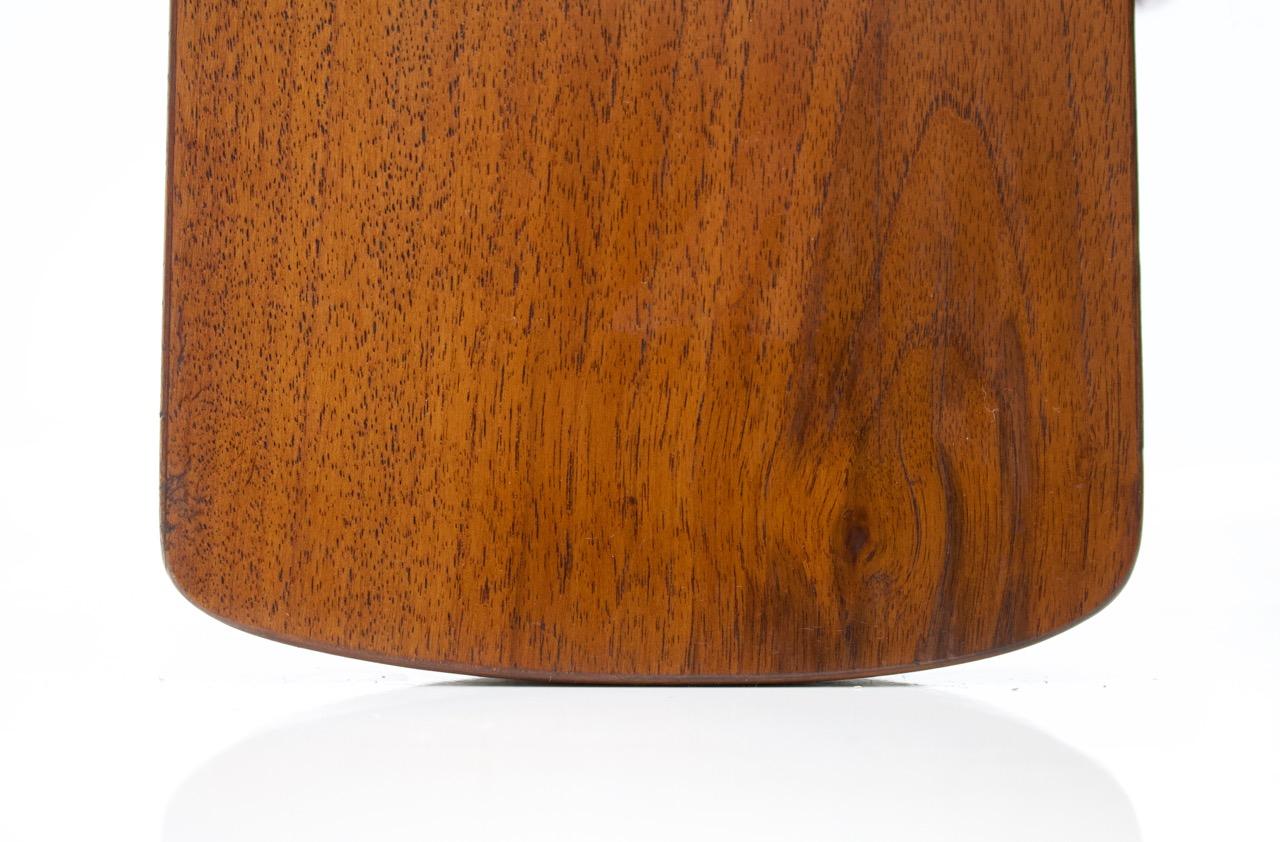 Mahogany Dining Table with Ceramic Bowl by Silvio Coppola Bernini Italy 1960 10