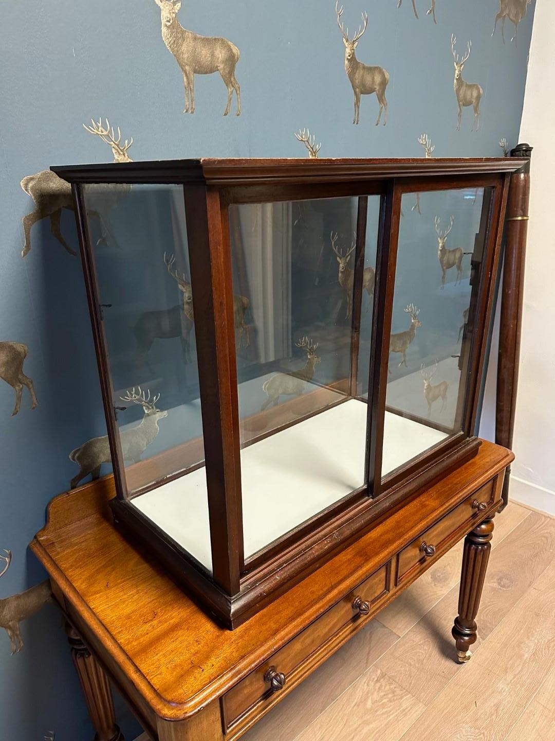 Mahogany display cabinet In Good Condition For Sale In Eindhoven, NL