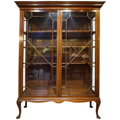 Mahogany Display Cabinet