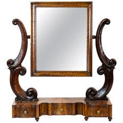 Antique Mahogany Dressing Mirror