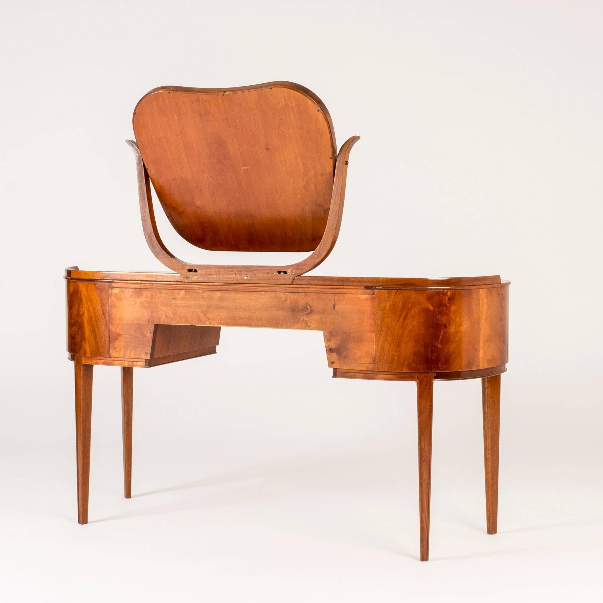 Scandinavian Modern Mahogany Dressing Table by Axel Larsson