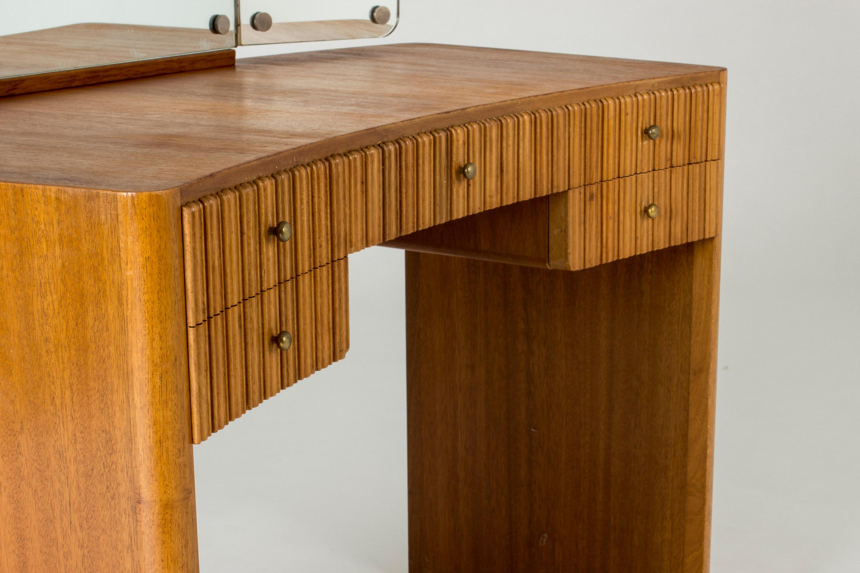 Mid-20th Century Mahogany Dressing Table by Carl-Axel Acking for Nordiska Kompaniet