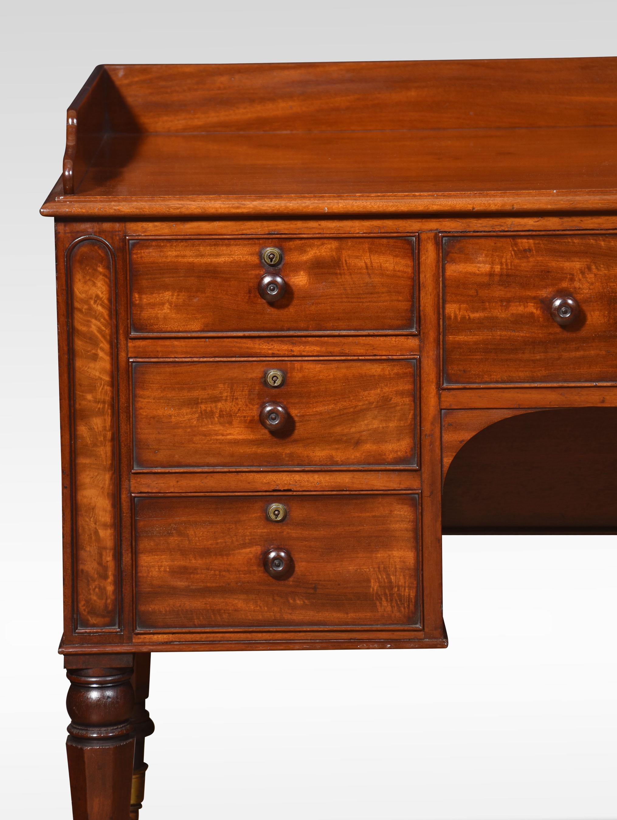 19th Century Mahogany dressing table For Sale