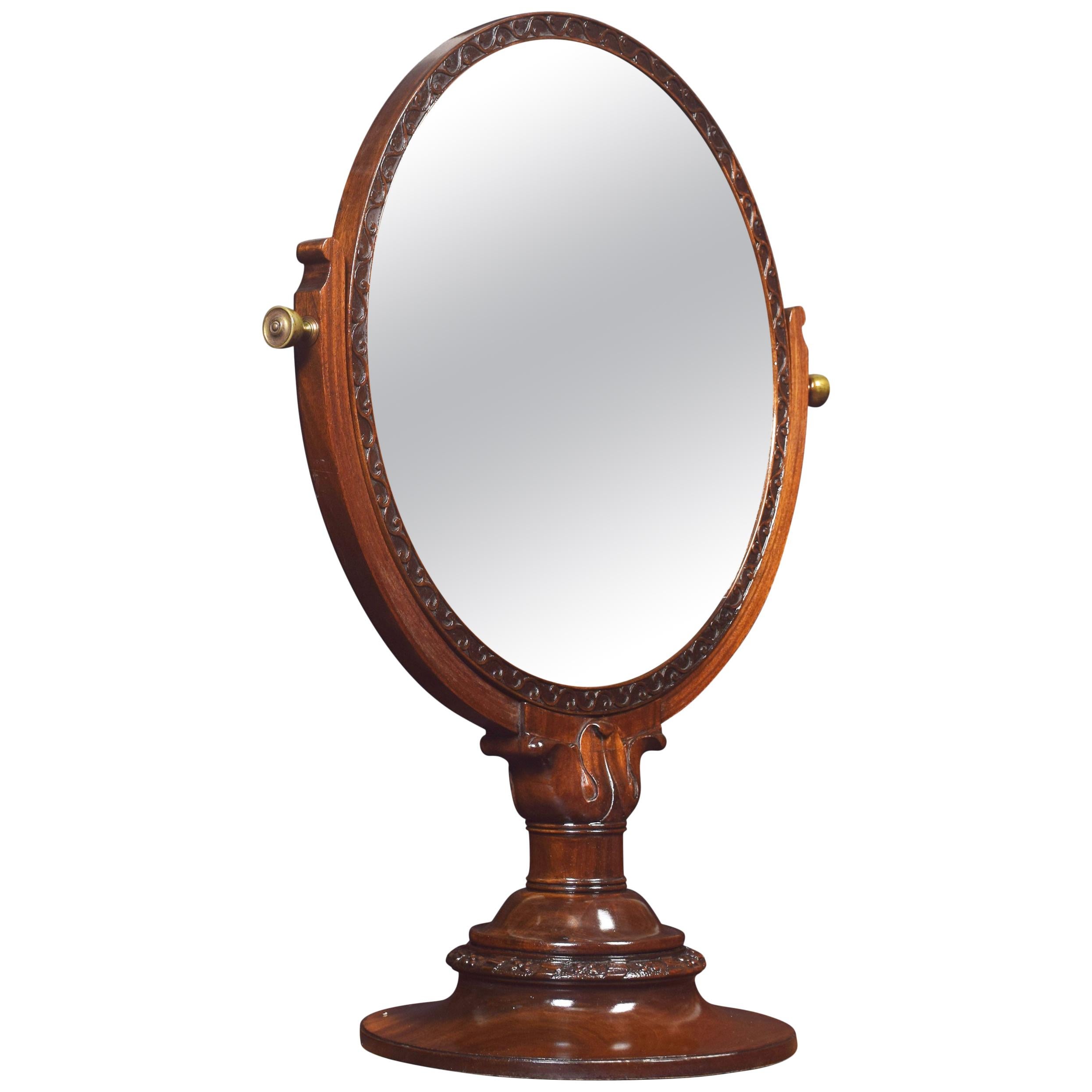 Mahogany Dressing Table Mirror For Sale