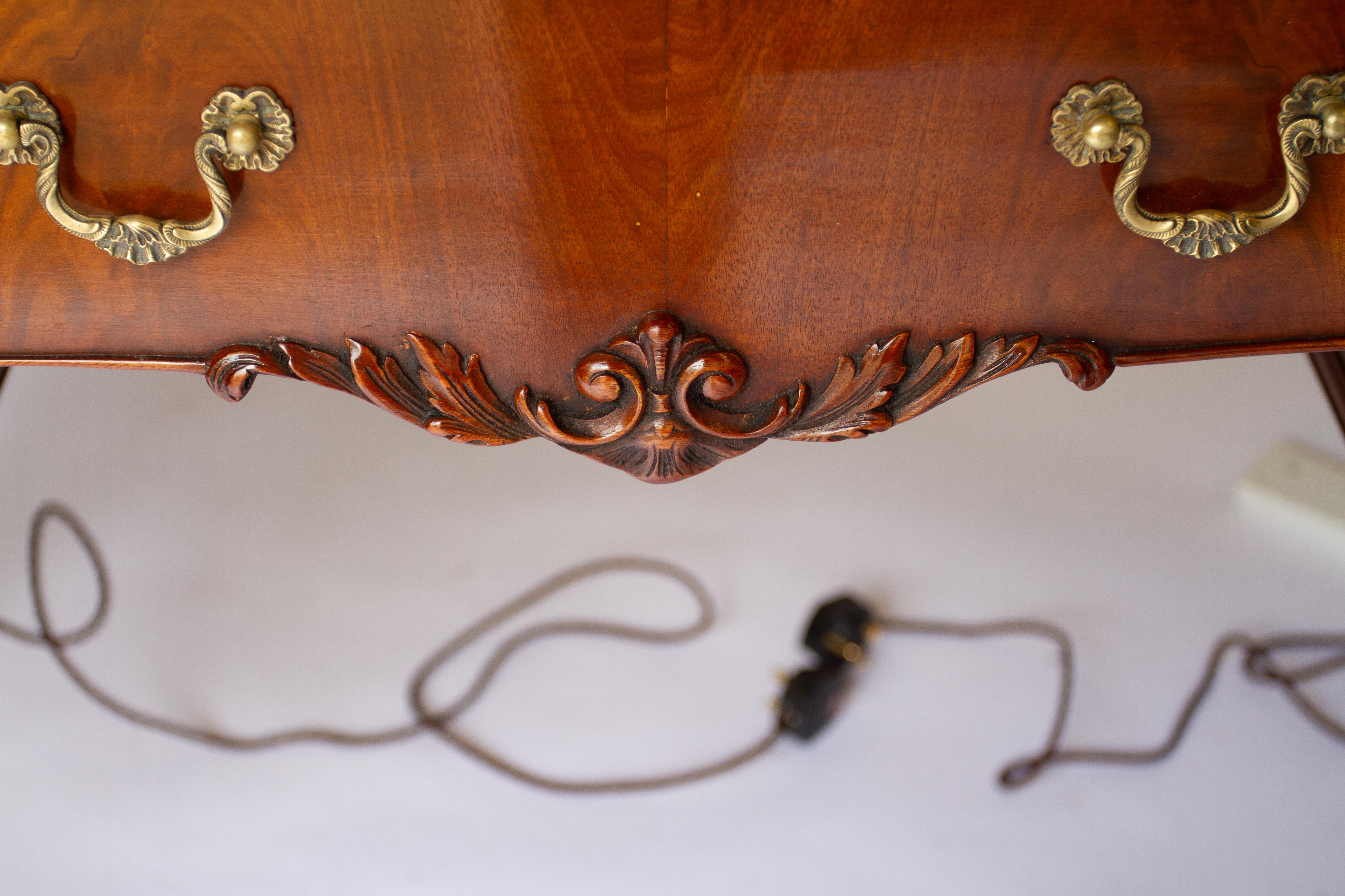 Mahogany Dressing Table with Dressing Stool circa 1930s 1