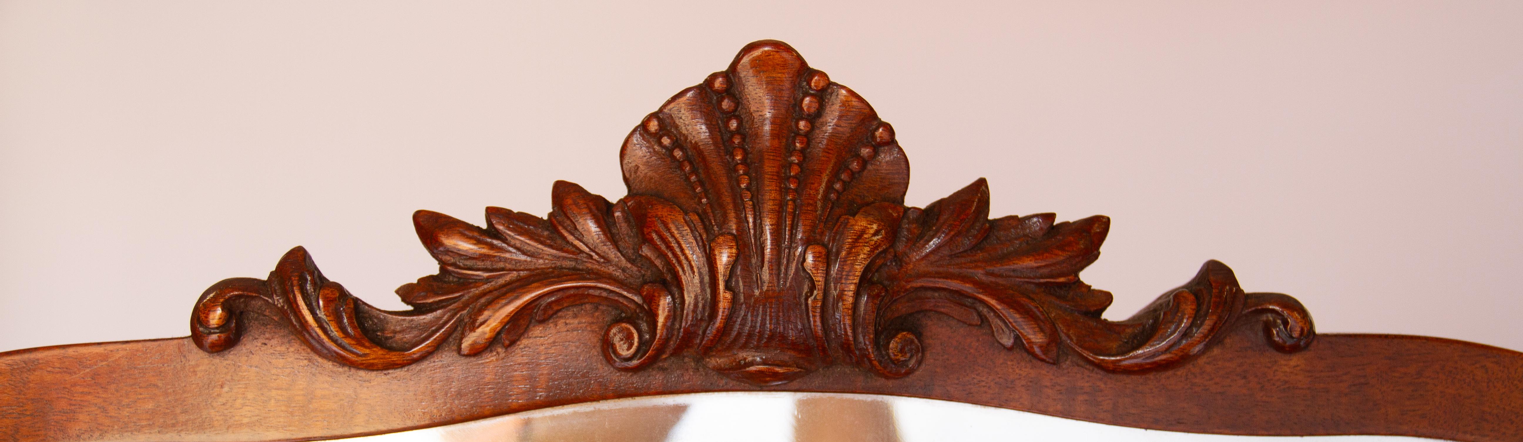 Mahogany Dressing Table with Dressing Stool circa 1930s 2
