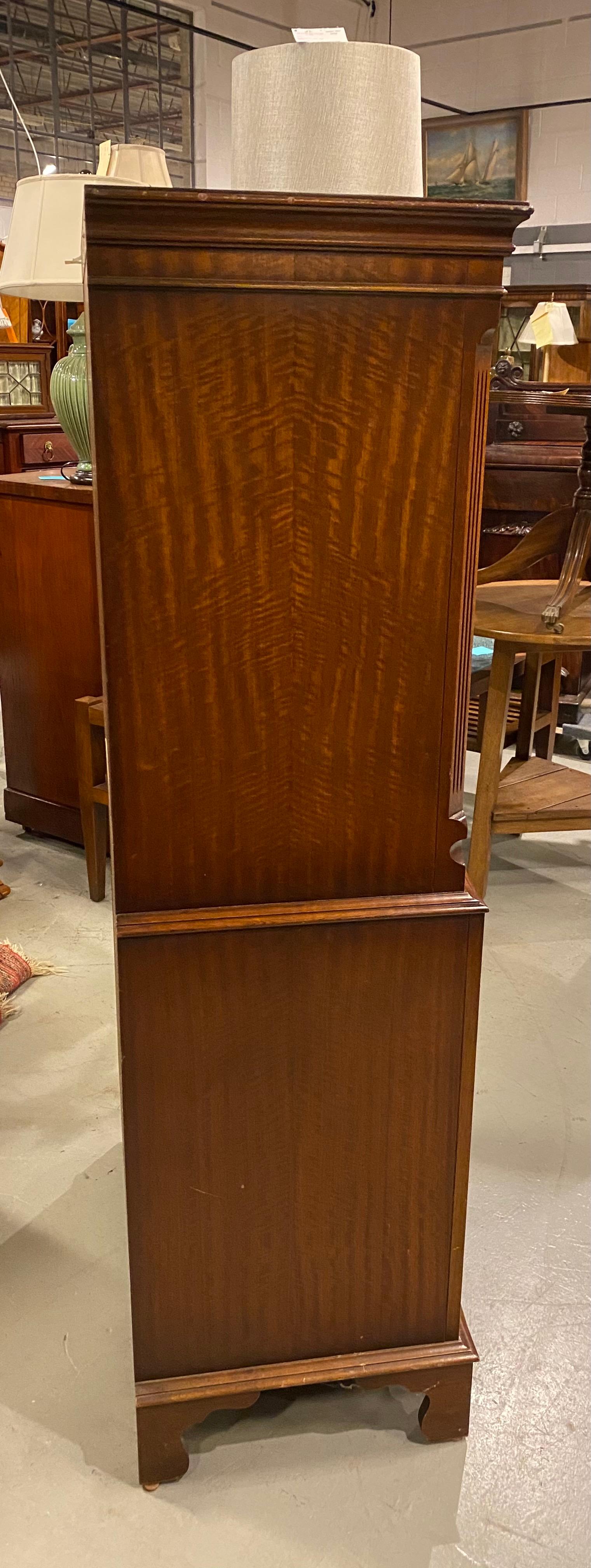 European Mahogany Drinks Cabinet, Dry Bar, Georgian Styling For Sale