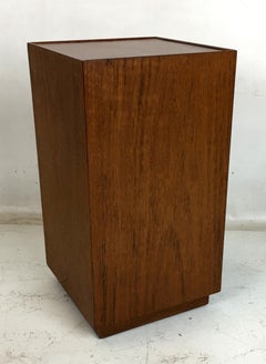 Mahogany Drinks Table with Quarter Matched Top