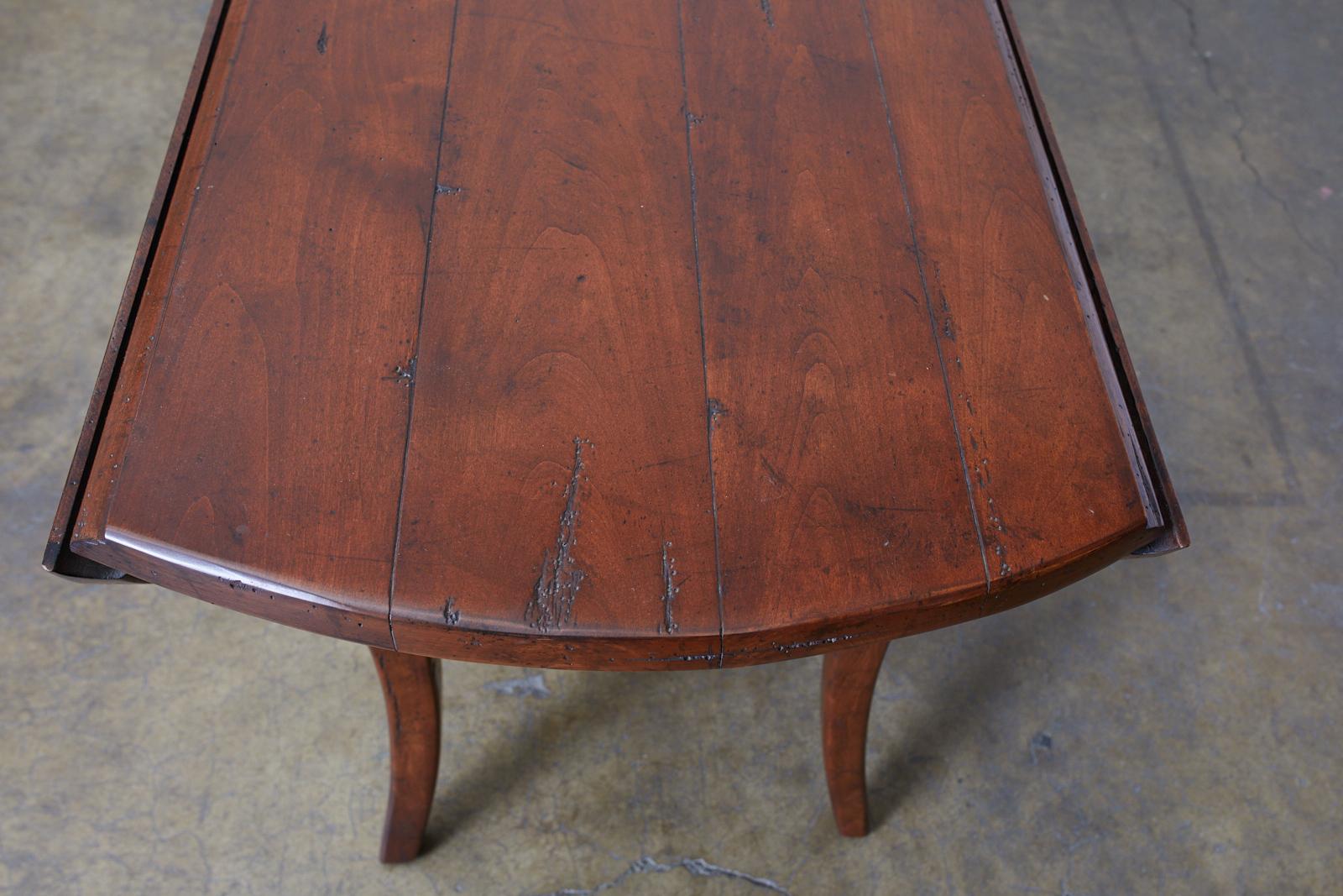 Mahogany Drop-Leaf Hunt Dining Table or Console 3