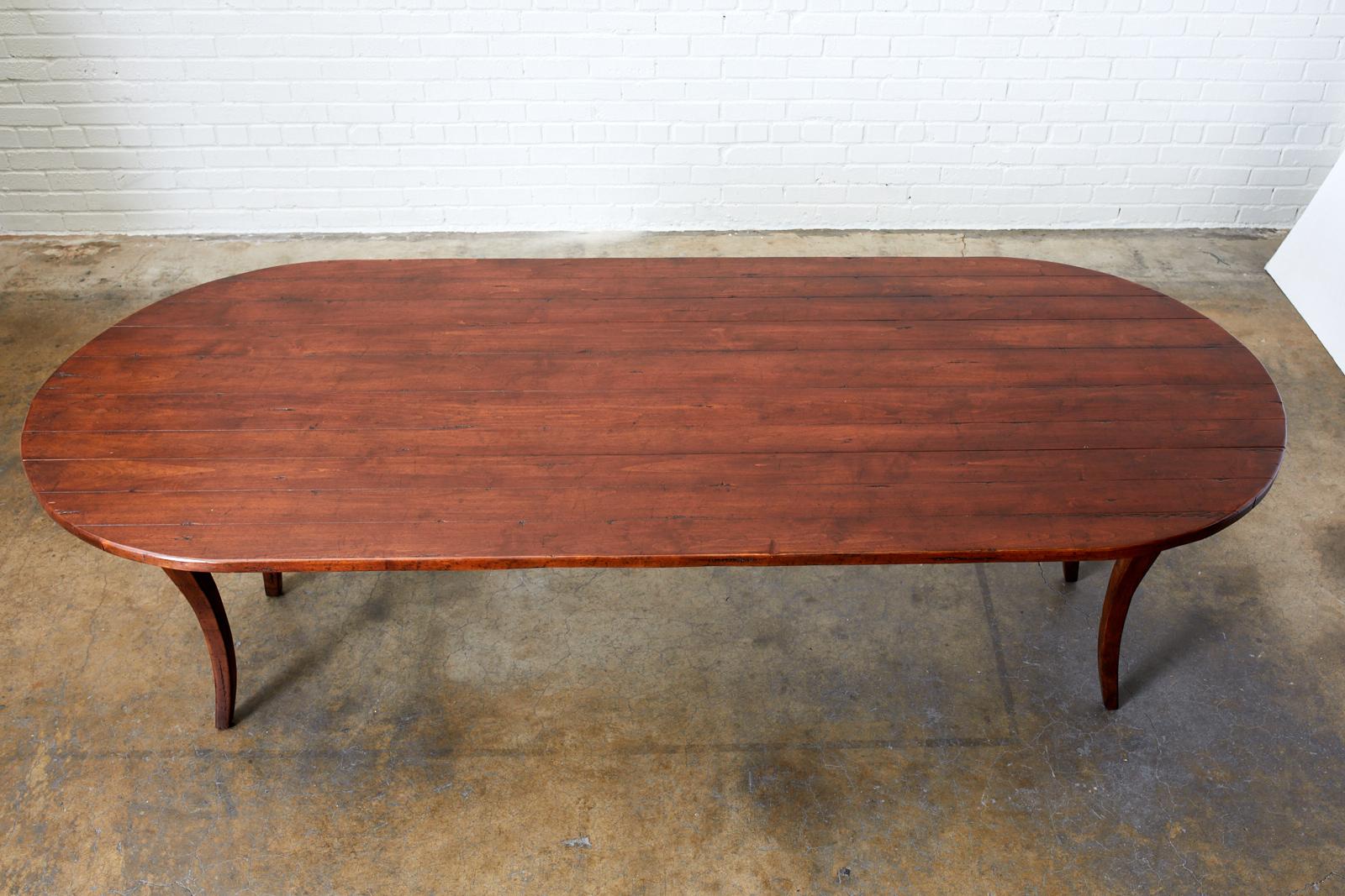 Mahogany Drop-Leaf Hunt Dining Table or Console 6