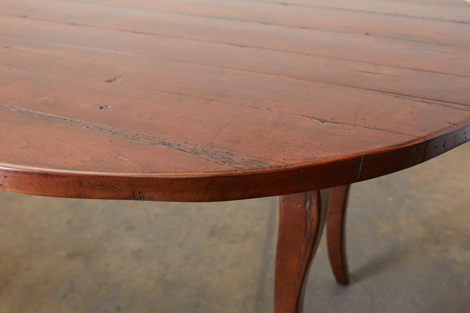 Mahogany Drop-Leaf Hunt Dining Table or Console 8