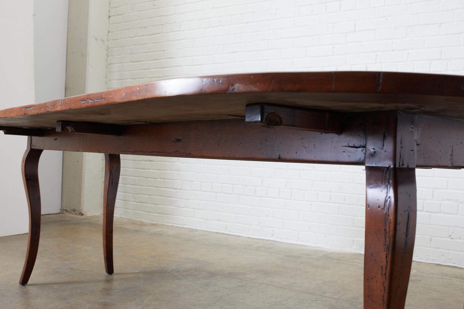 Mahogany Drop-Leaf Hunt Dining Table or Console 9