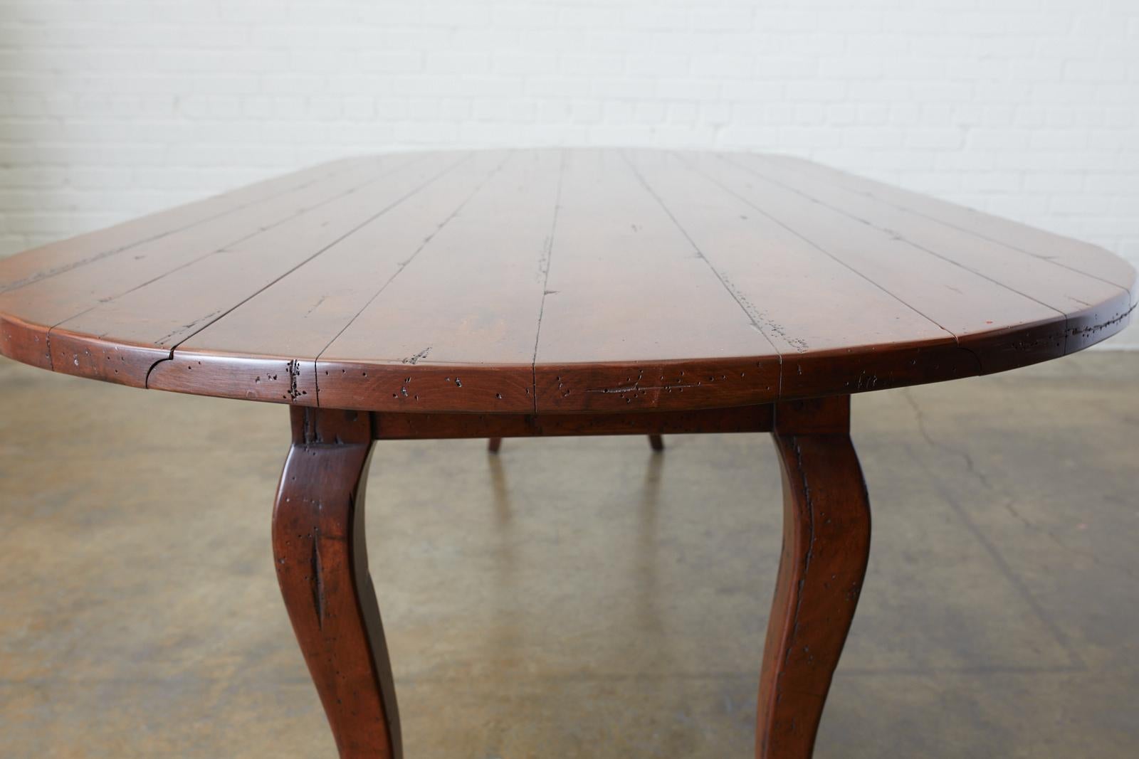 Mahogany Drop-Leaf Hunt Dining Table or Console 13