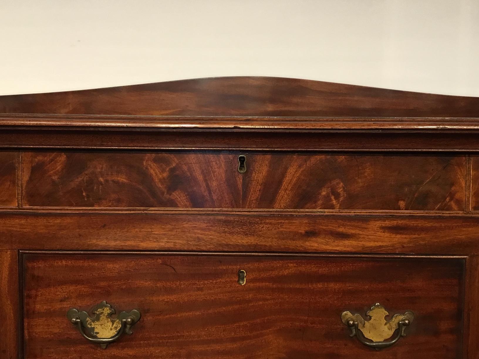 Mahogany Early 19th Century Lancashire Mule Chest In Good Condition In Darwen, GB