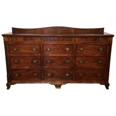 Mahogany Early 19th Century Lancashire Mule Chest