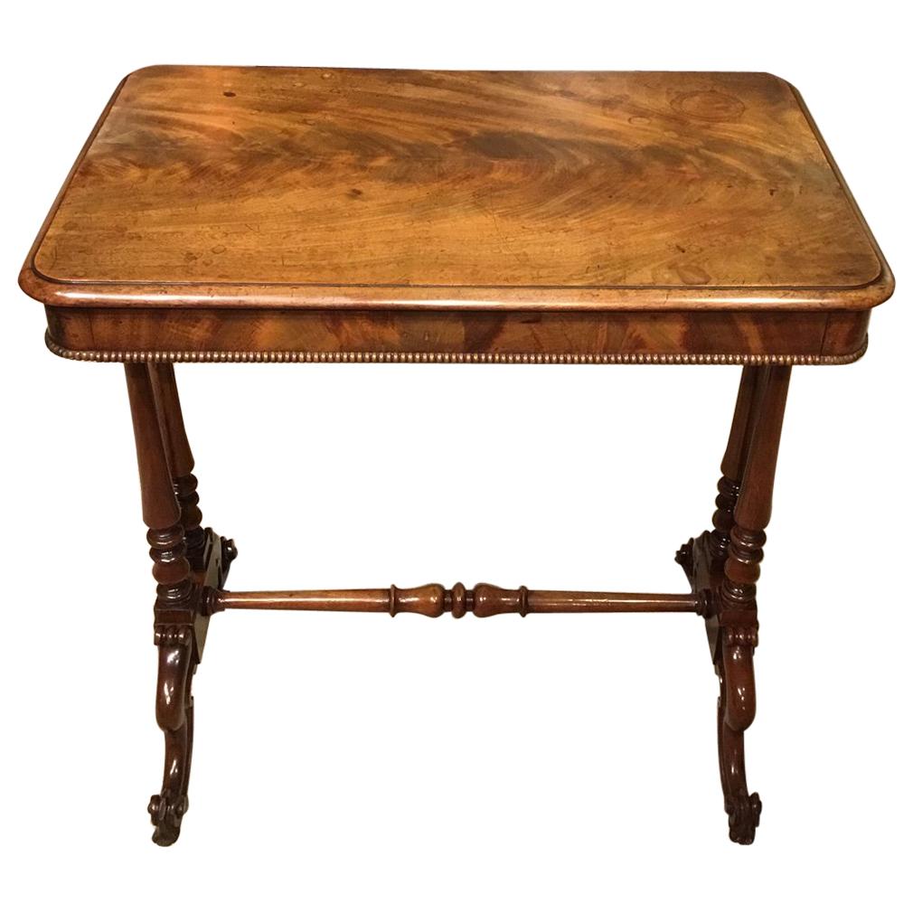 Mahogany Early Victorian Period Antique Occasional Table For Sale