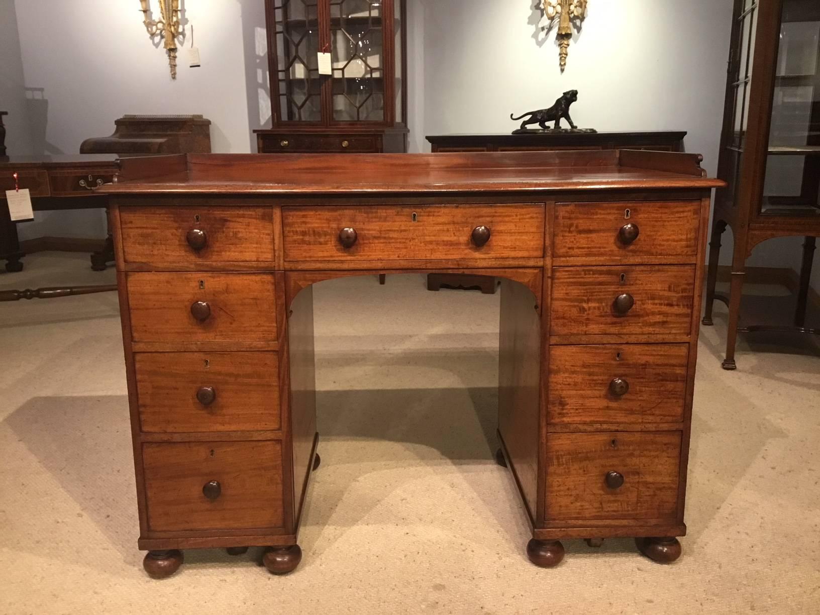 Mahogany Early Victorian Period Writing Desk 8